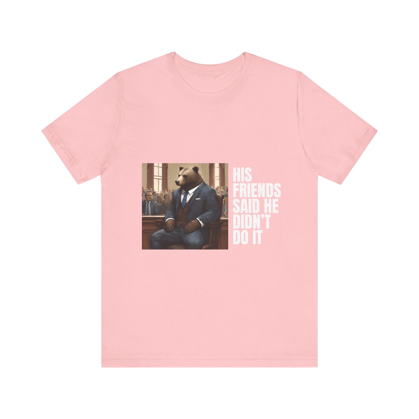 Women's Bear Trial Tee - White Graphic