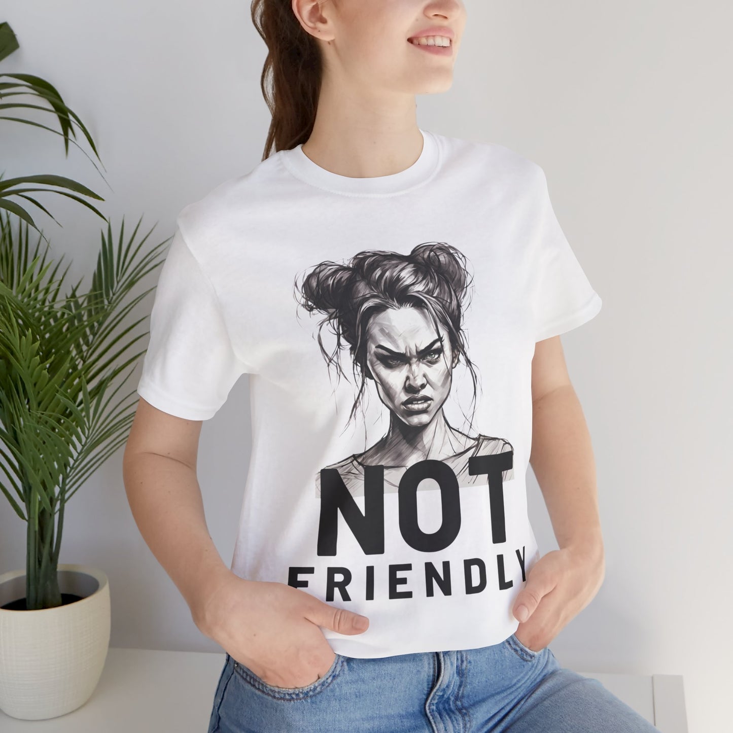 Not Friendly Short Sleeve Tee