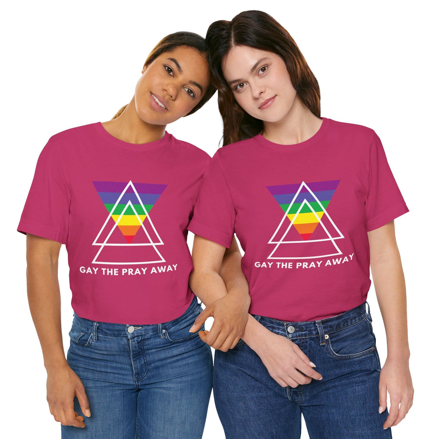"GAY THE PRAY AWAY" Short Sleeve Tee