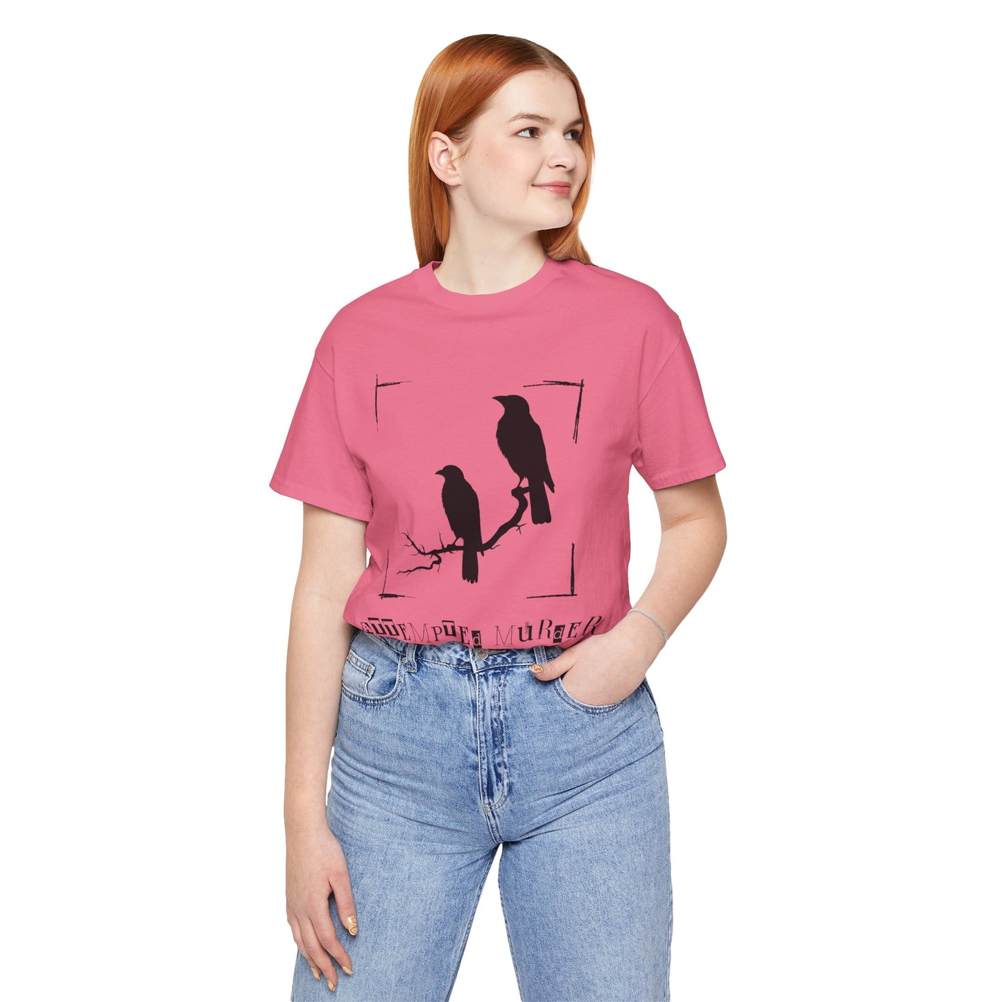 "Attempted Murder" Crow Short Sleeve Tee