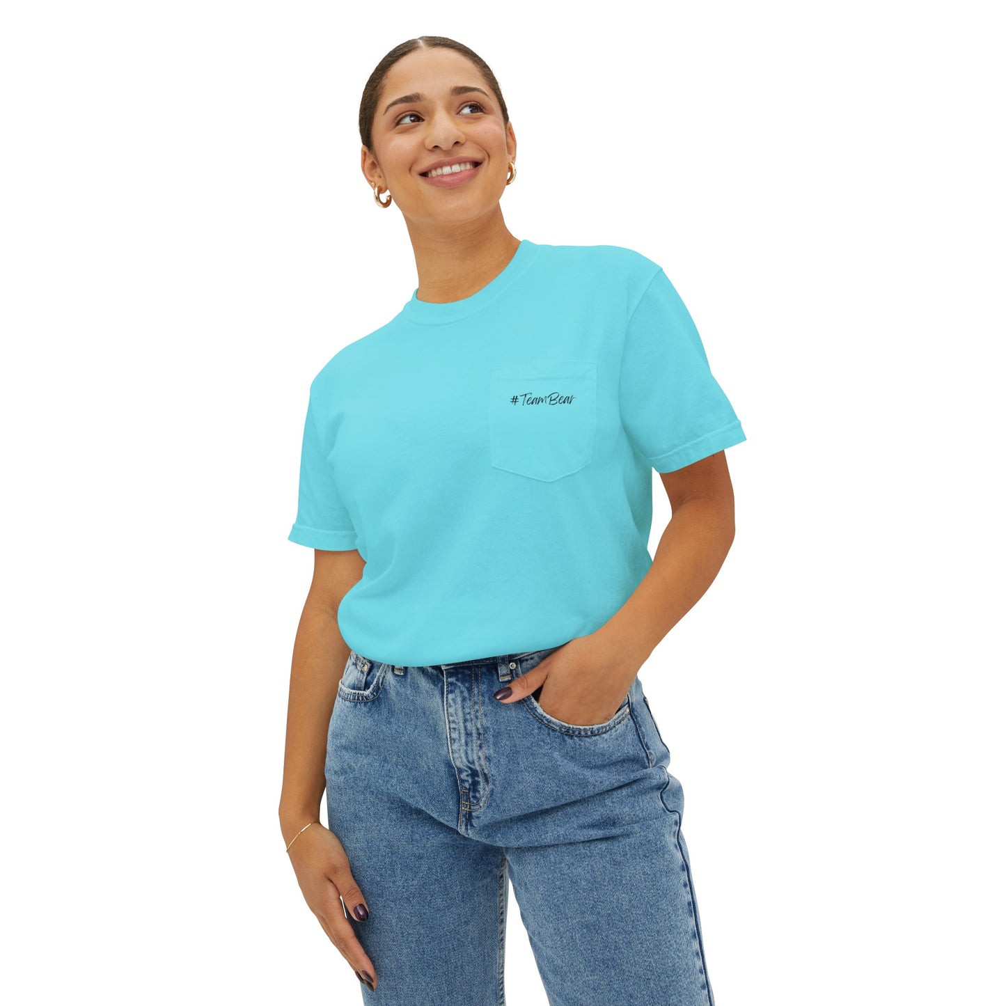 Women's Bear in Woods Pocket T-Shirt