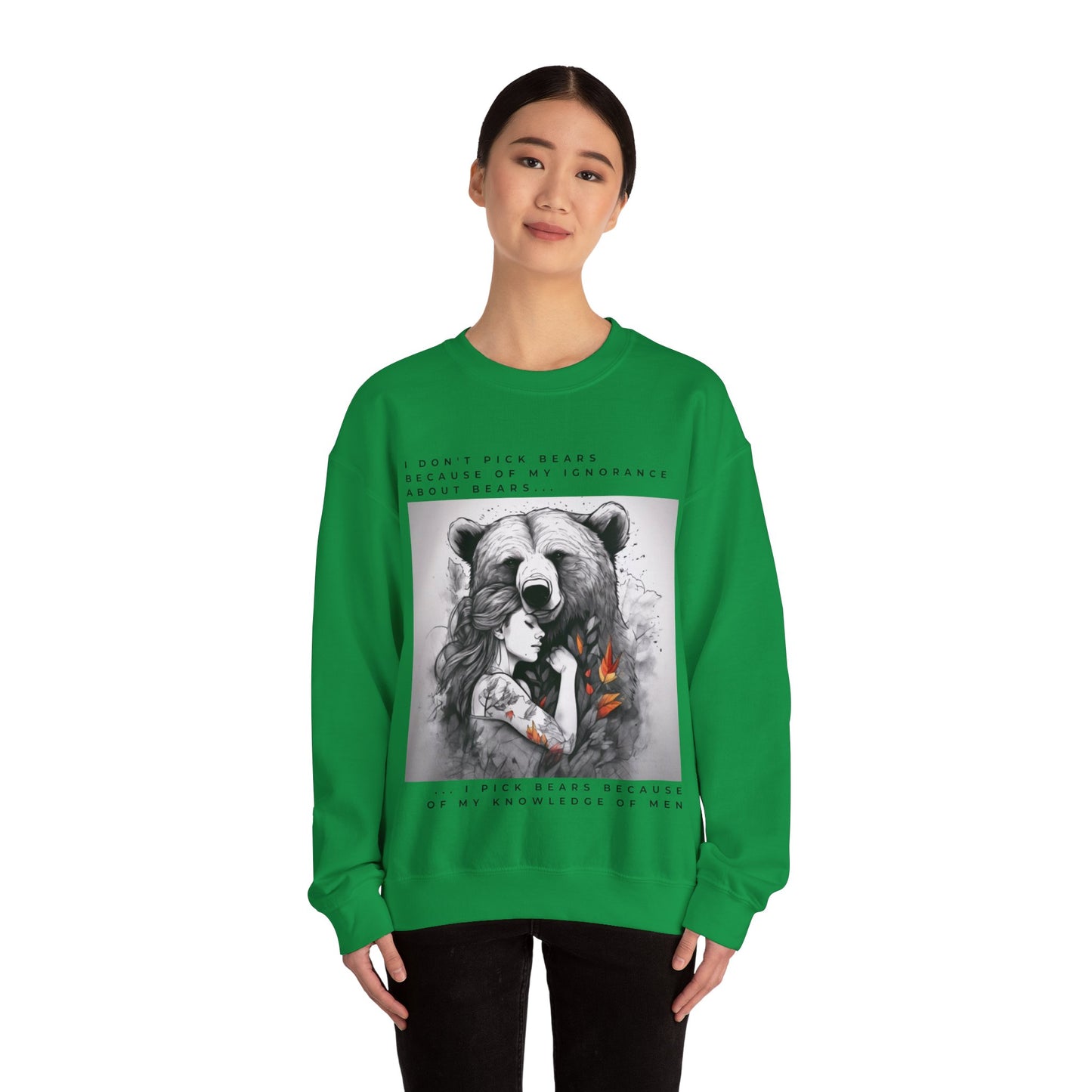 Women's Bear Hug "Team Bear" Crewneck Sweatshirt