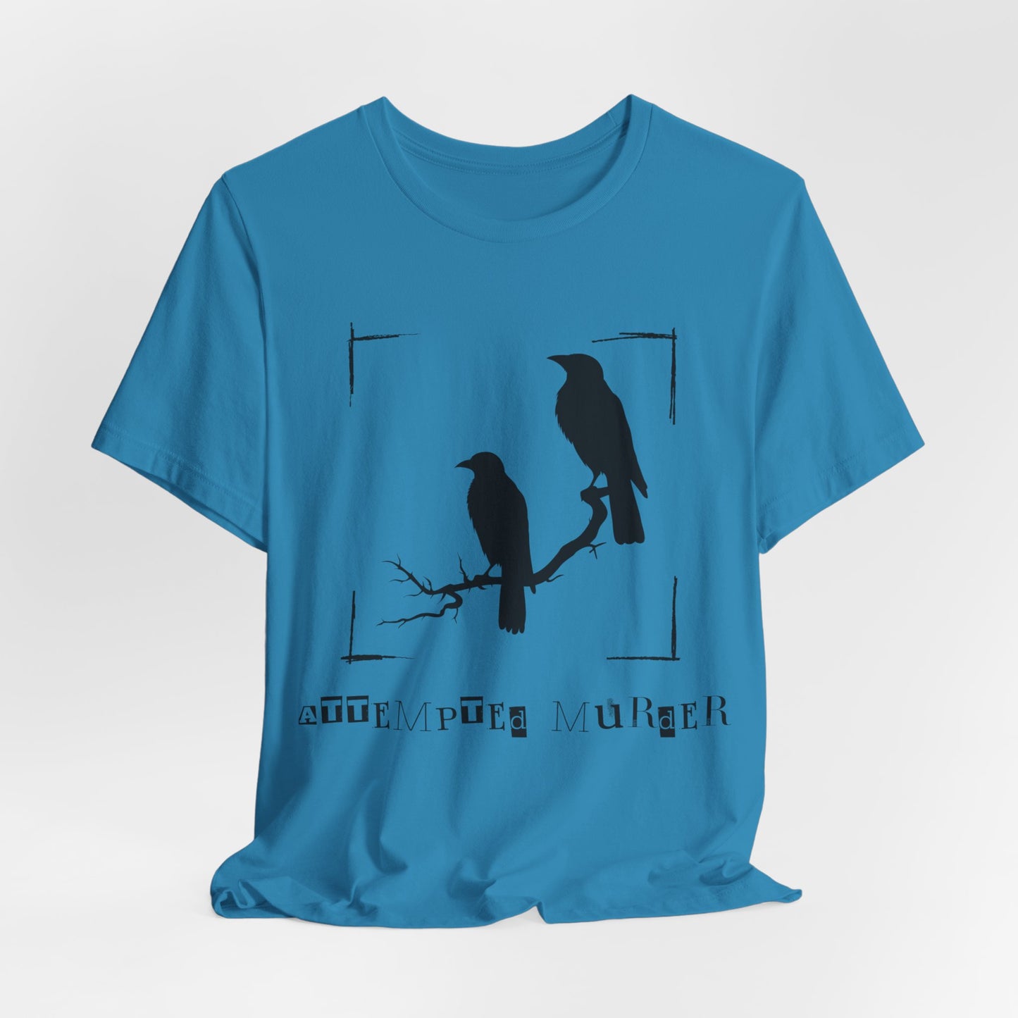 "Attempted Murder" Crow Short Sleeve Tee