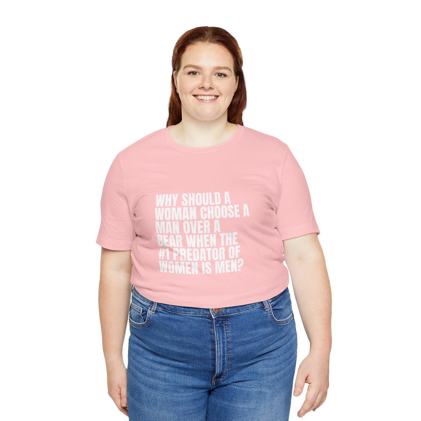 Women's Man v. Bear Quoted Tee