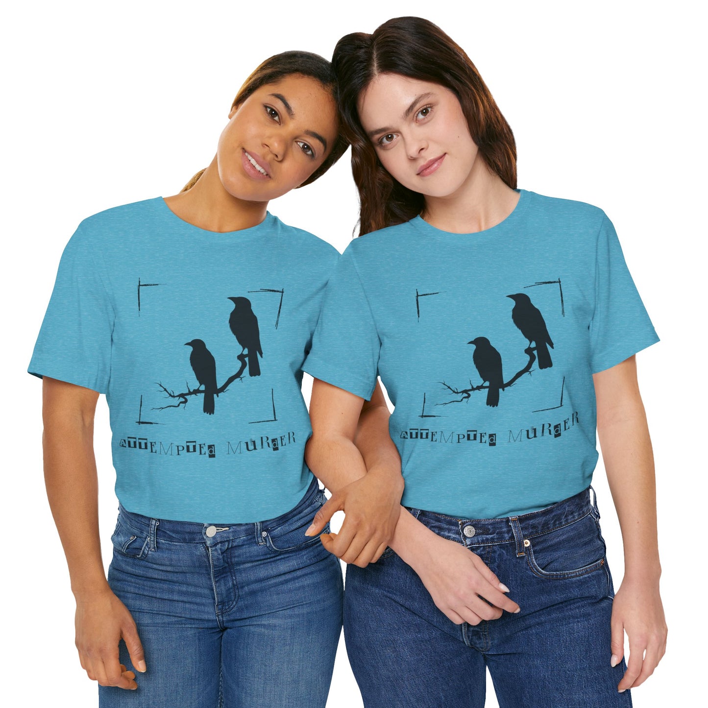 "Attempted Murder" Crow Short Sleeve Tee