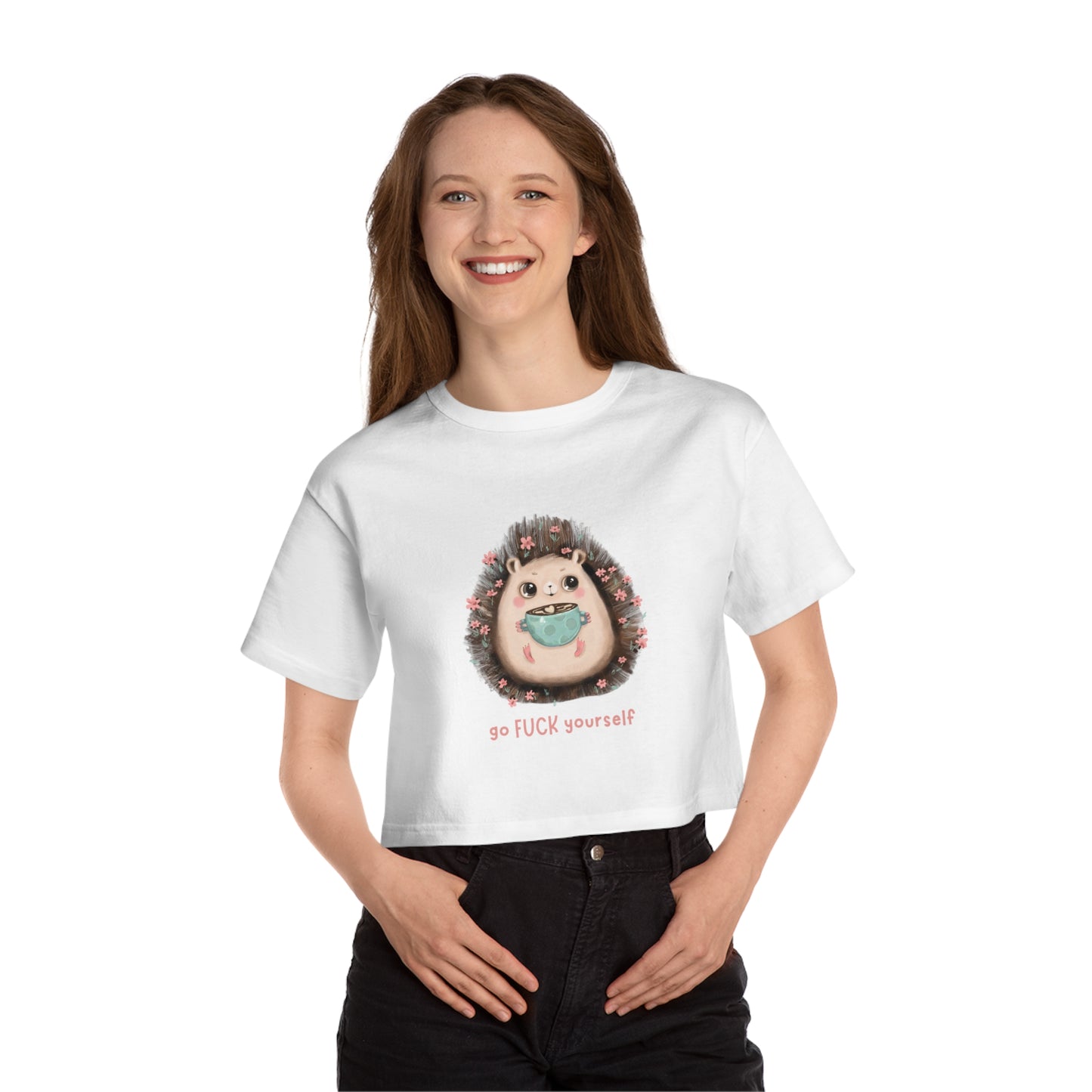 GFY Hedgehog Cropped T-Shirt
