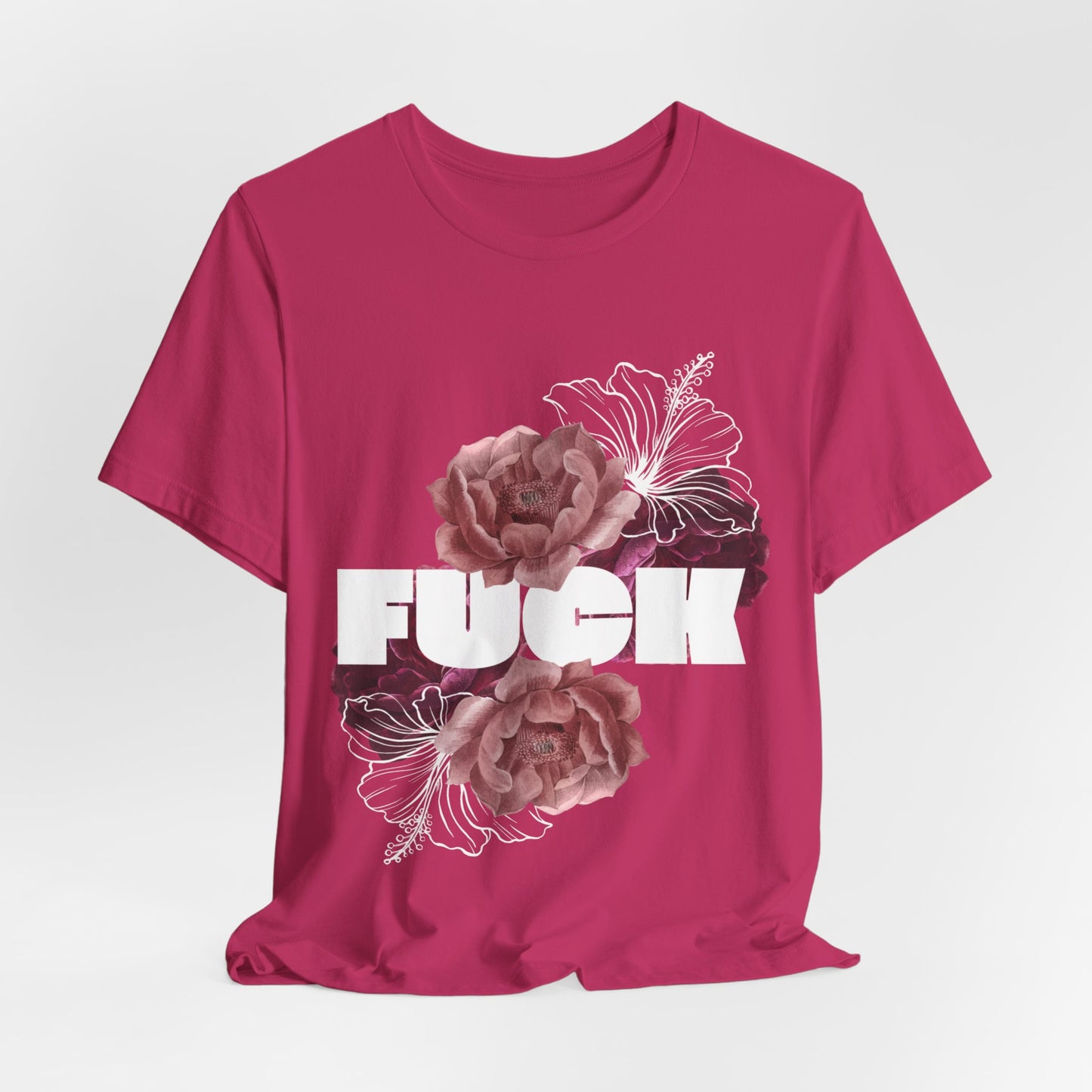 Women's Floral F*ck Short Sleeve Tee