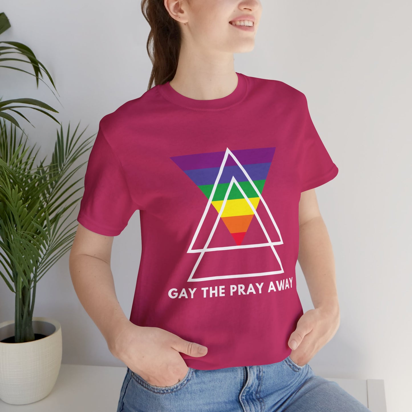 "GAY THE PRAY AWAY" Short Sleeve Tee