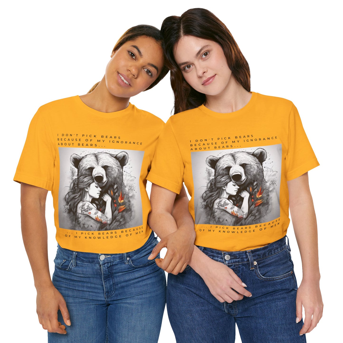 Women's Bear Hug "Team Bear" Tee