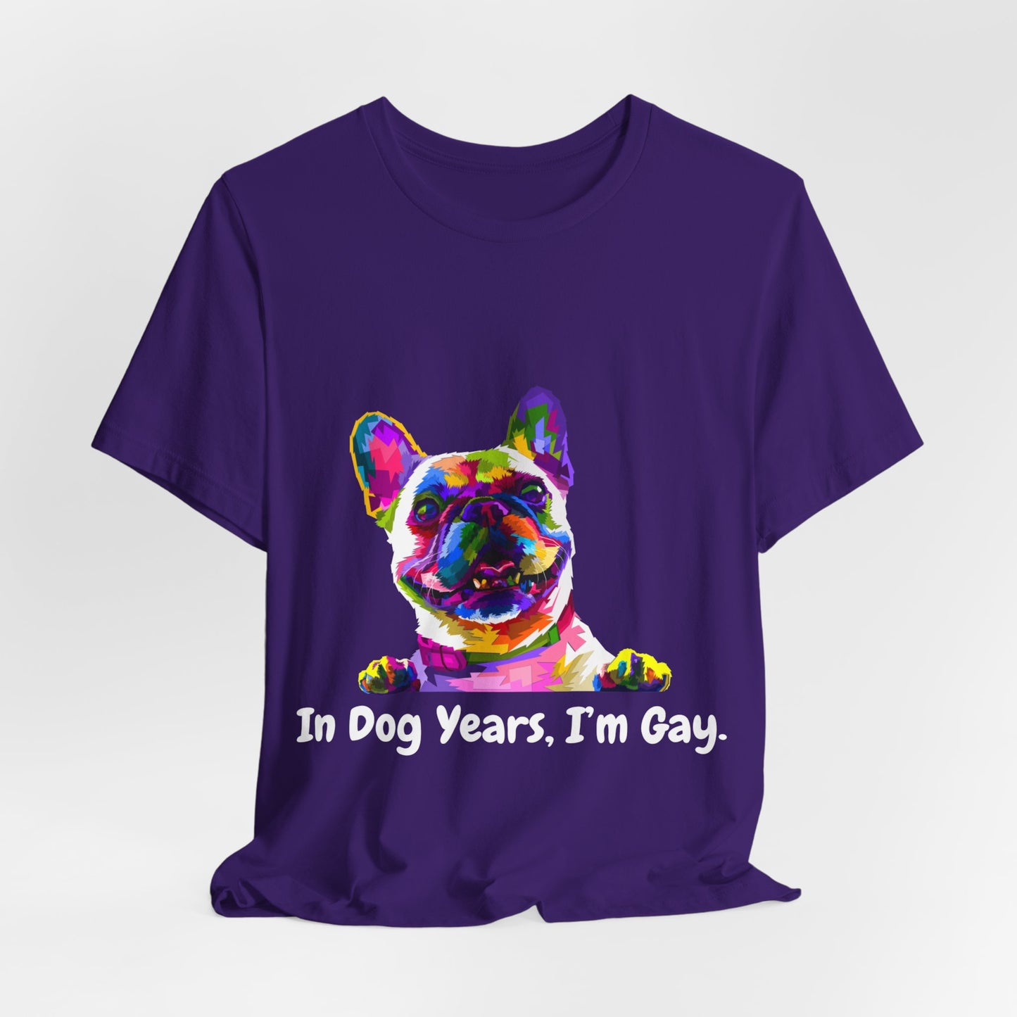 "In Dog Years, I'm Gay" Short Sleeve Tee