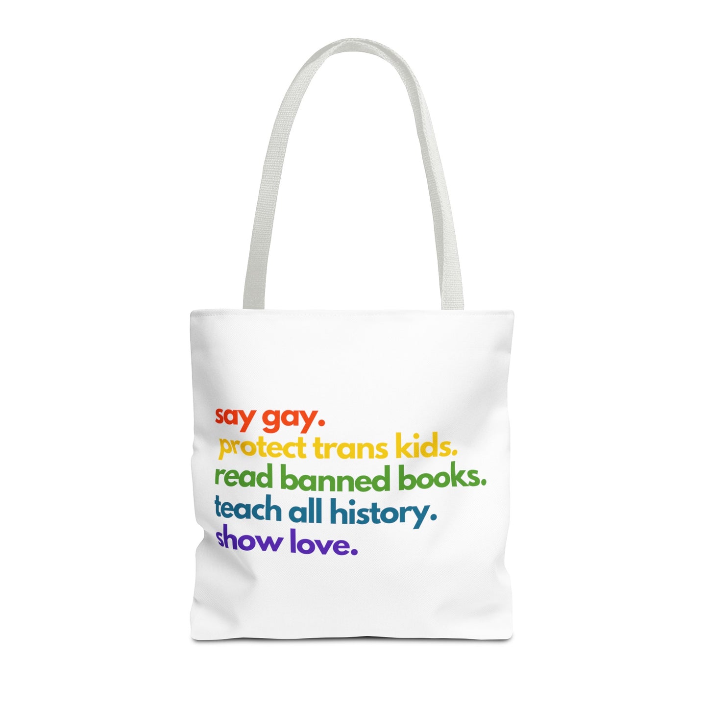 Pride Quote Tote Bag (AOP)