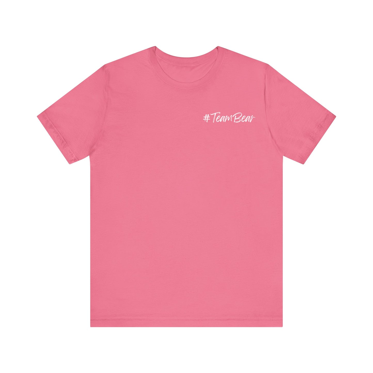 Women's Two-Sided Graphic "Team Bear" Tee - White Graphics