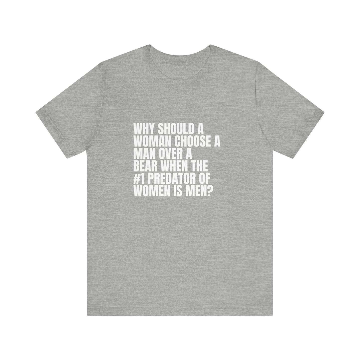 Women's Man v. Bear Quoted Tee