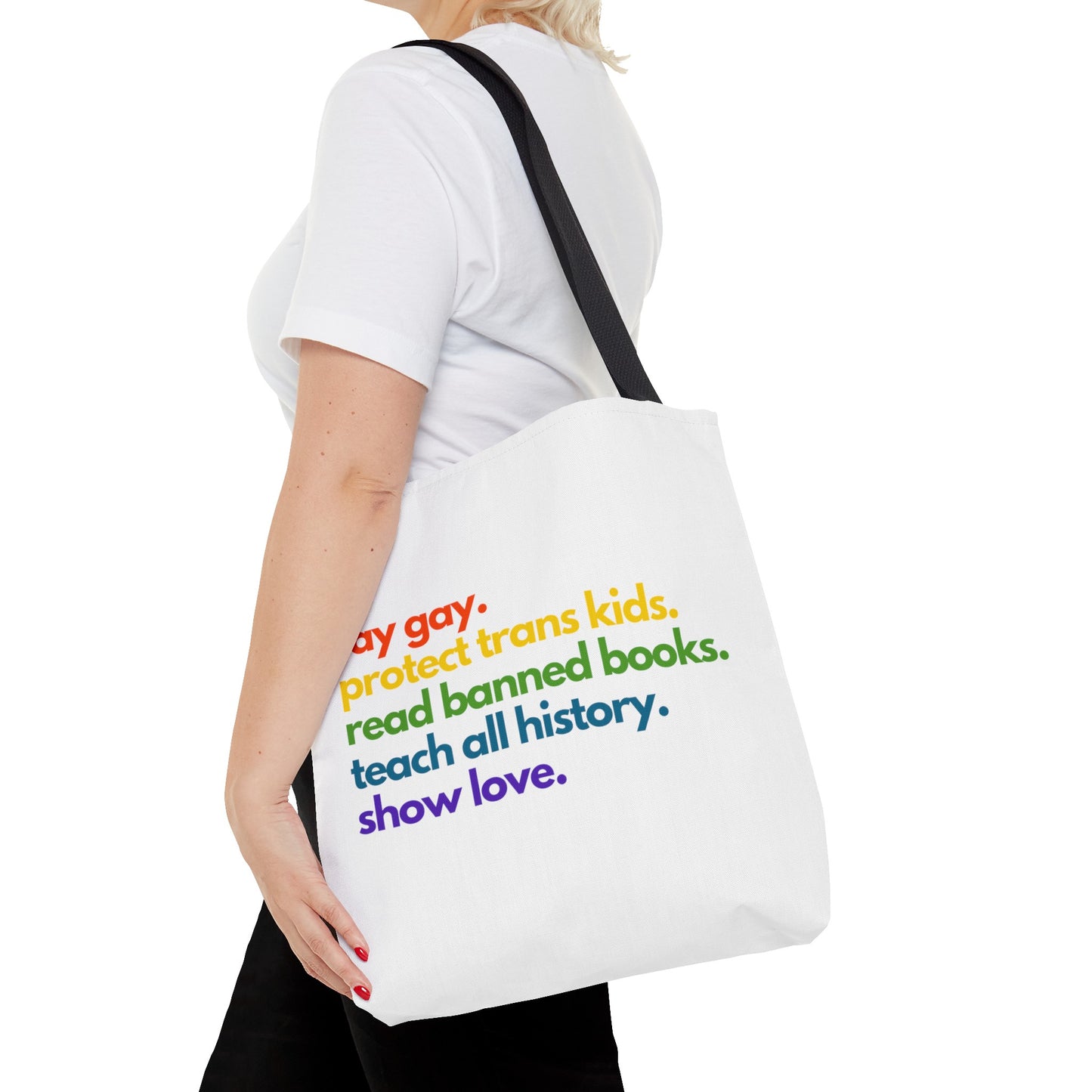 Pride Quote Tote Bag (AOP)