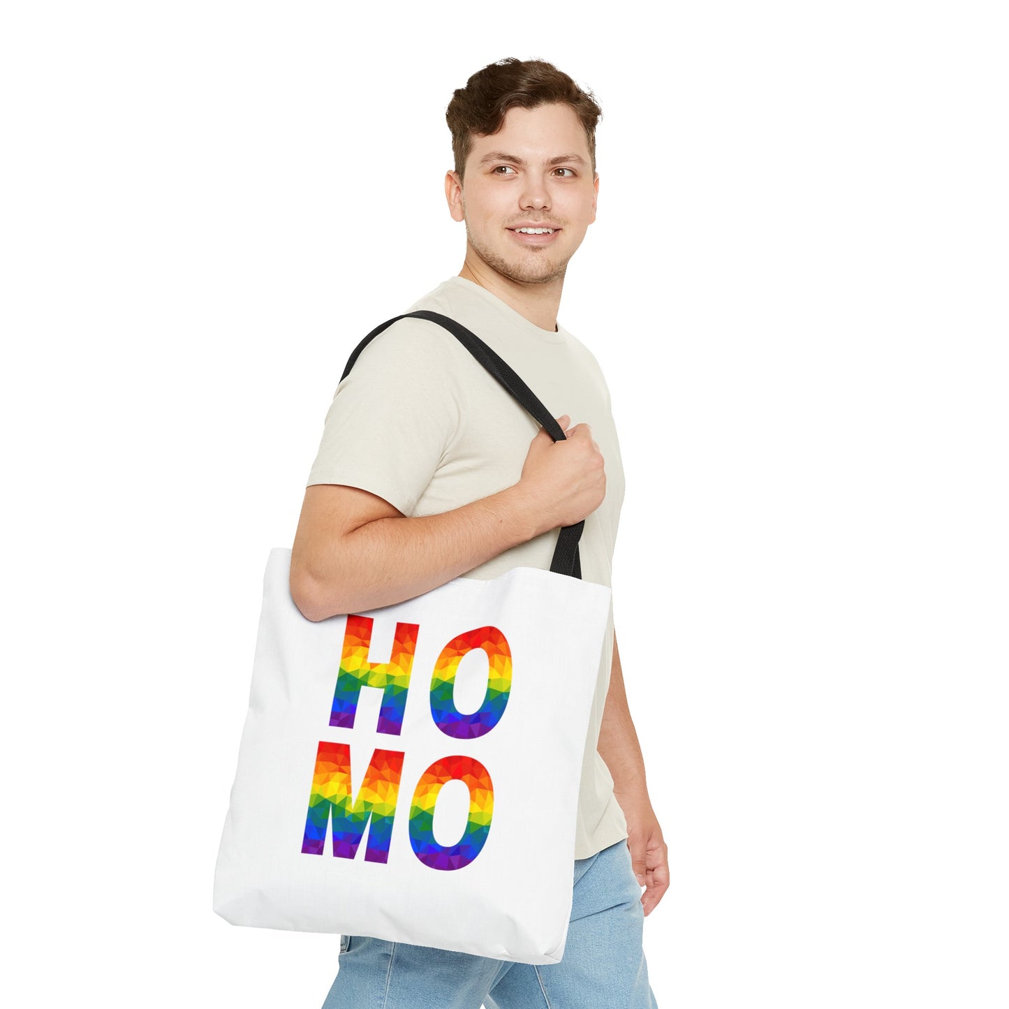 "HOMO" Tote Bag (AOP)
