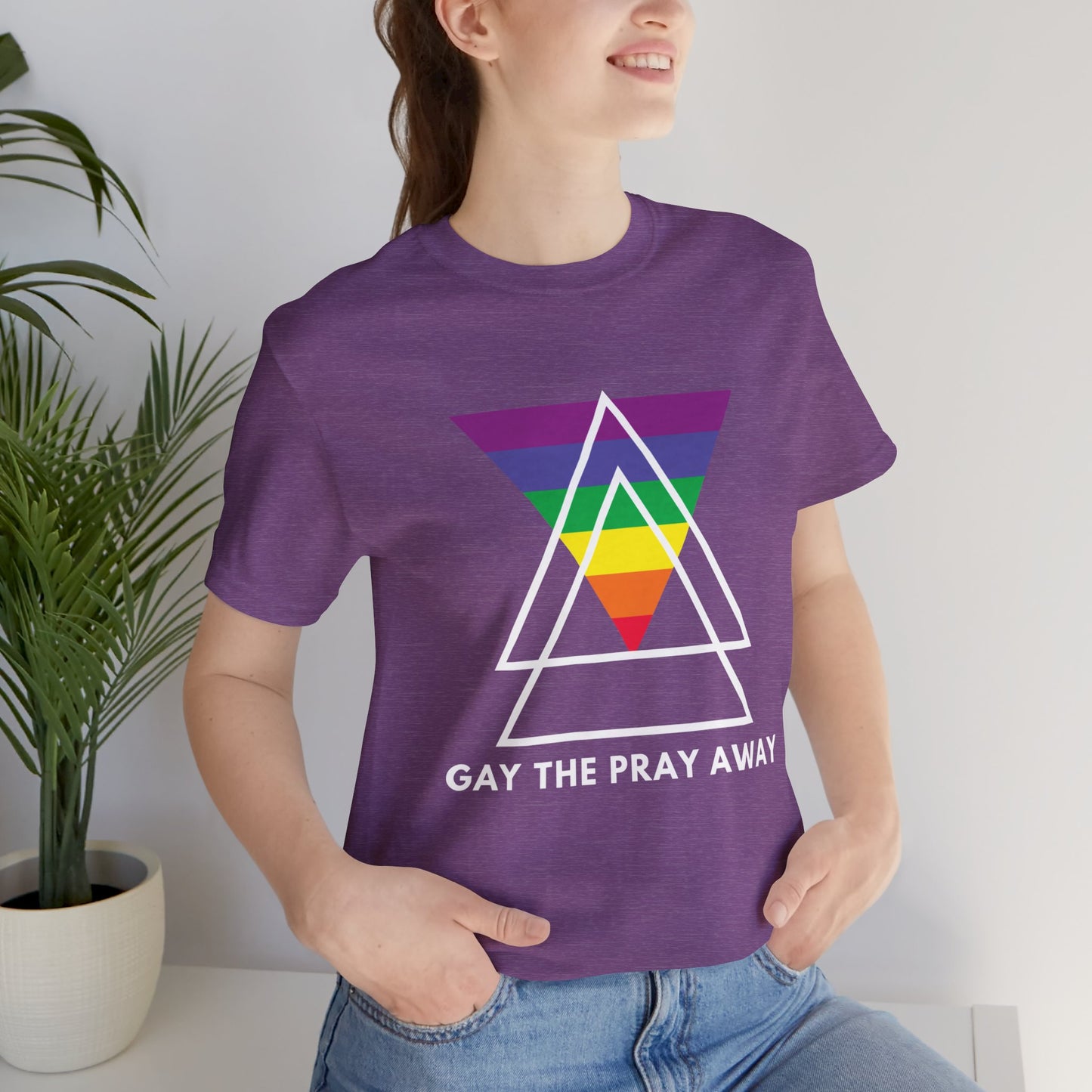 "GAY THE PRAY AWAY" Short Sleeve Tee