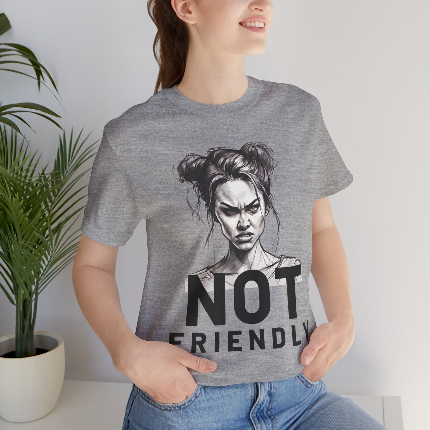 Not Friendly Short Sleeve Tee