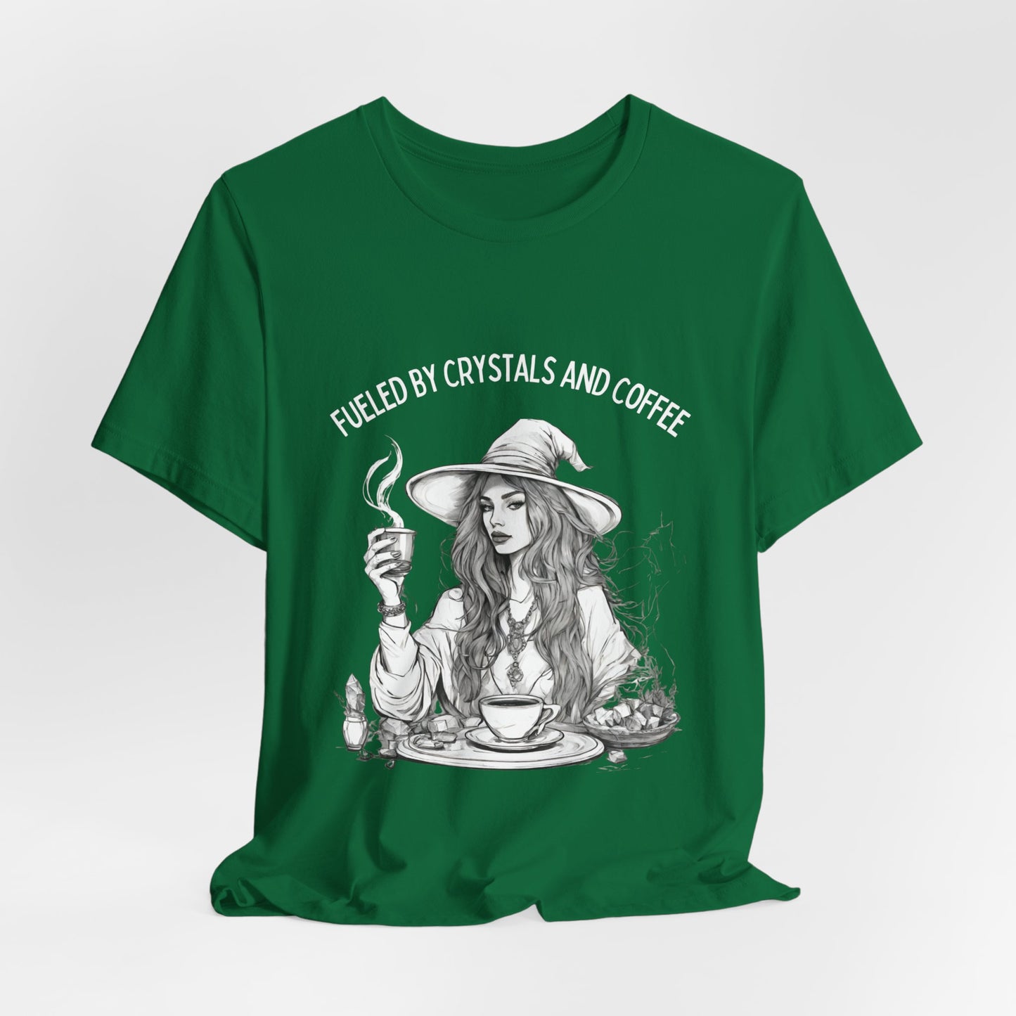 Fueled by Crystals and Coffee Tee