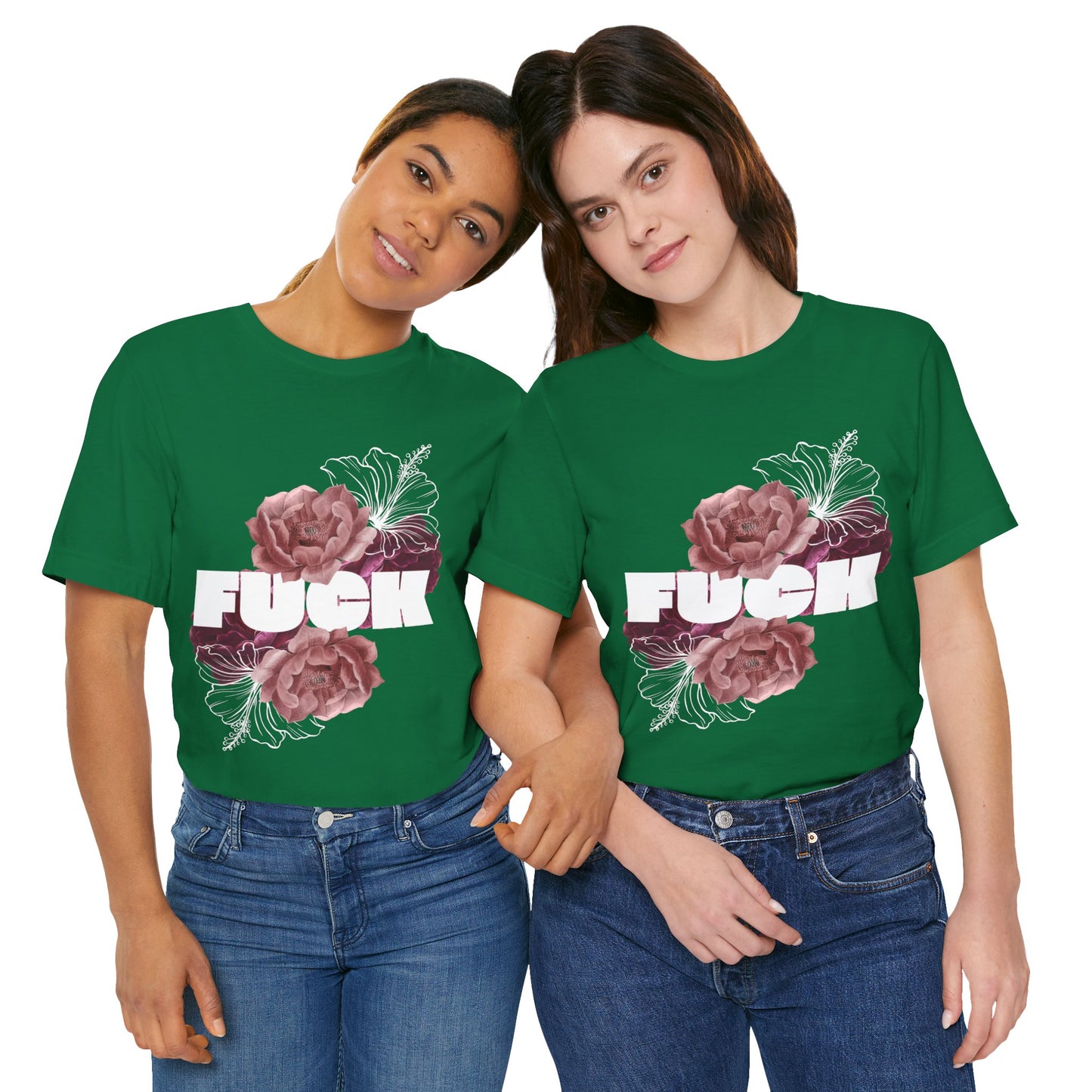 Women's Floral F*ck Short Sleeve Tee