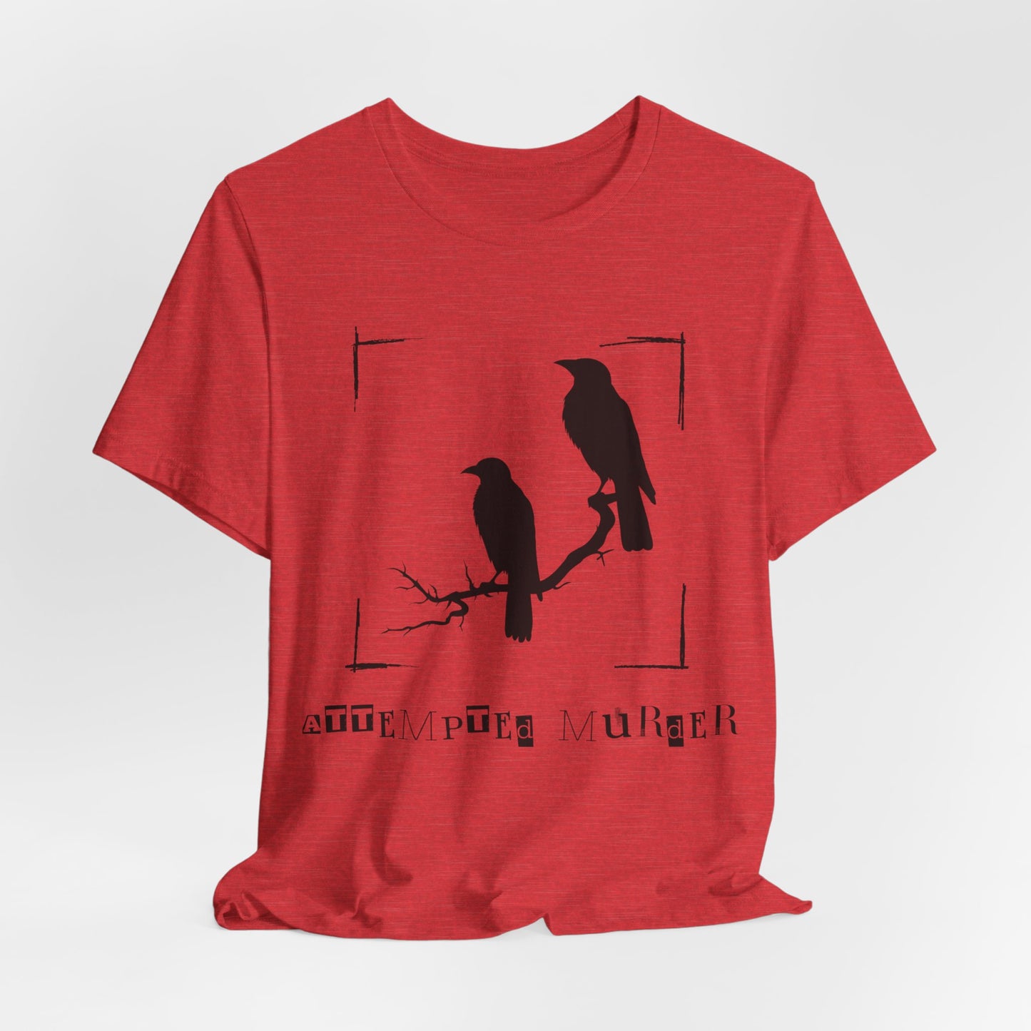 "Attempted Murder" Crow Short Sleeve Tee