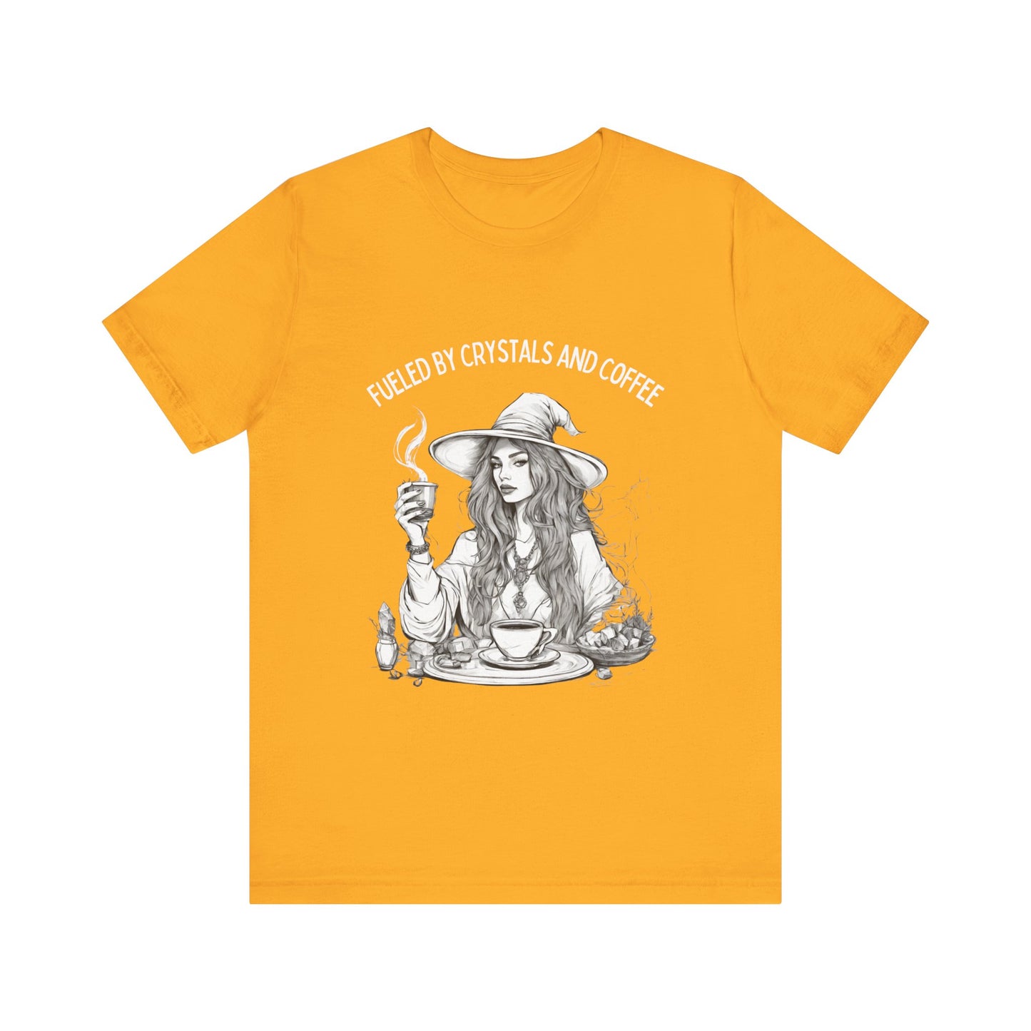 Fueled by Crystals and Coffee Tee