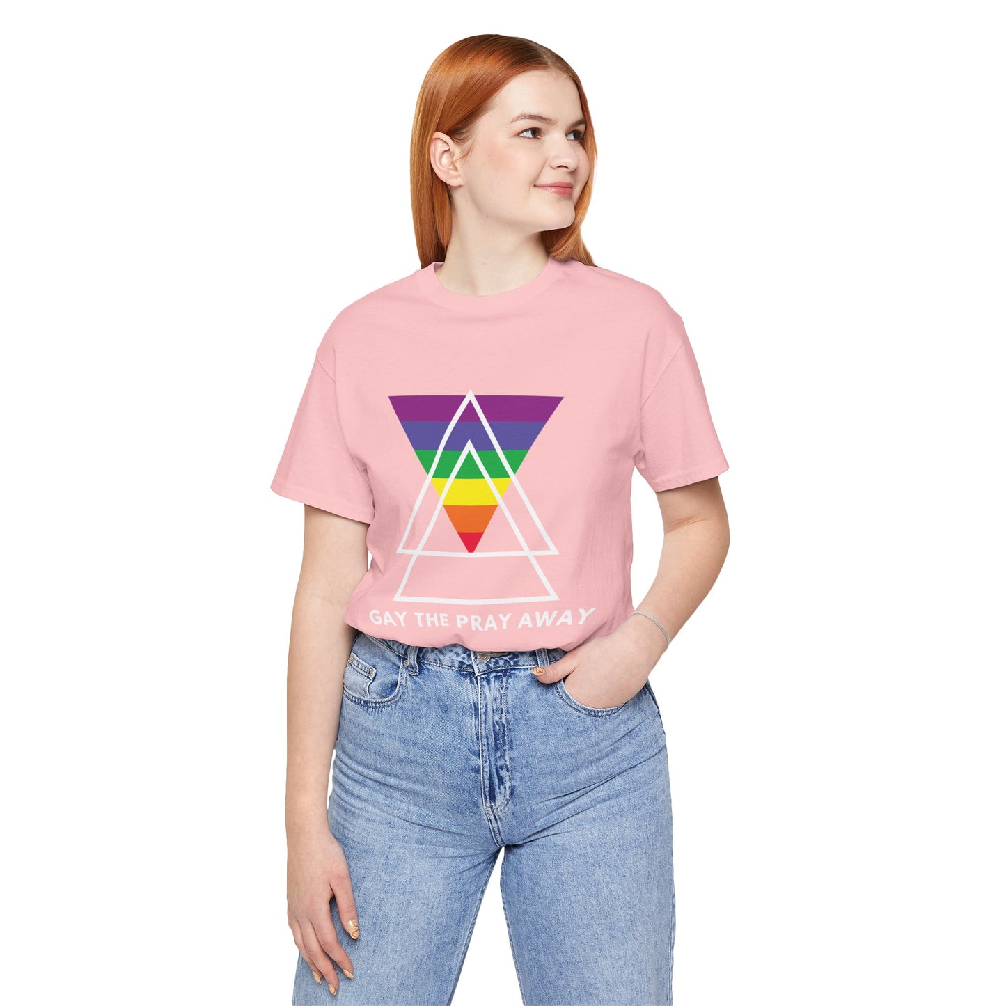"GAY THE PRAY AWAY" Short Sleeve Tee