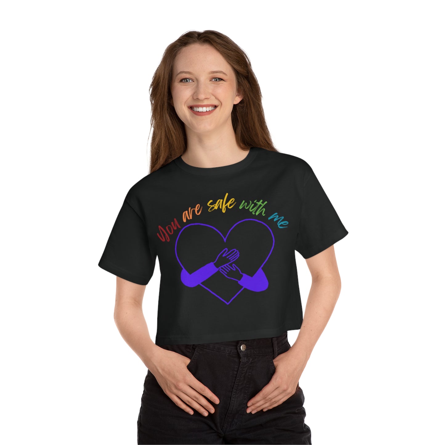 LGBTQIA+ Ally Cropped T-Shirt