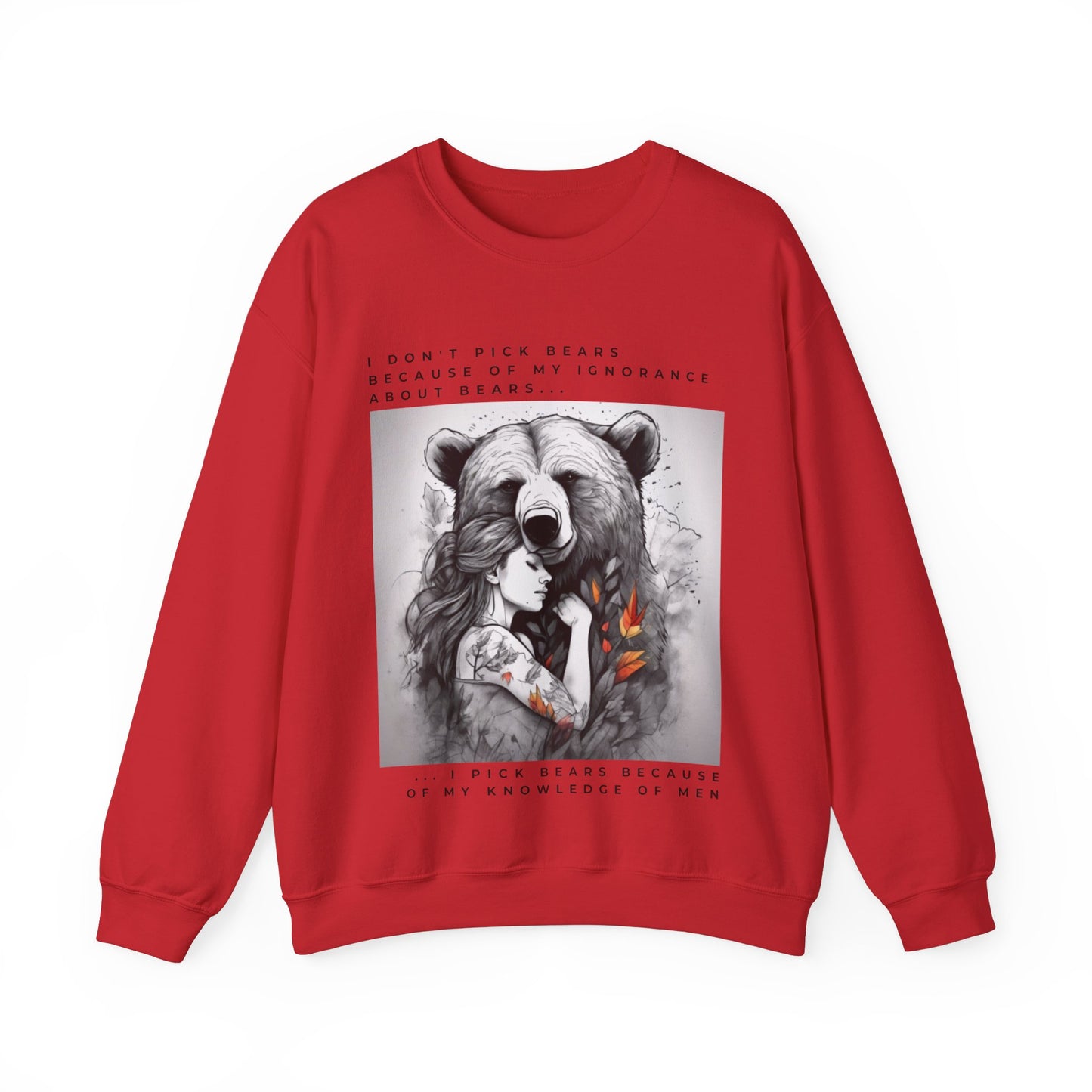 Women's Bear Hug "Team Bear" Crewneck Sweatshirt