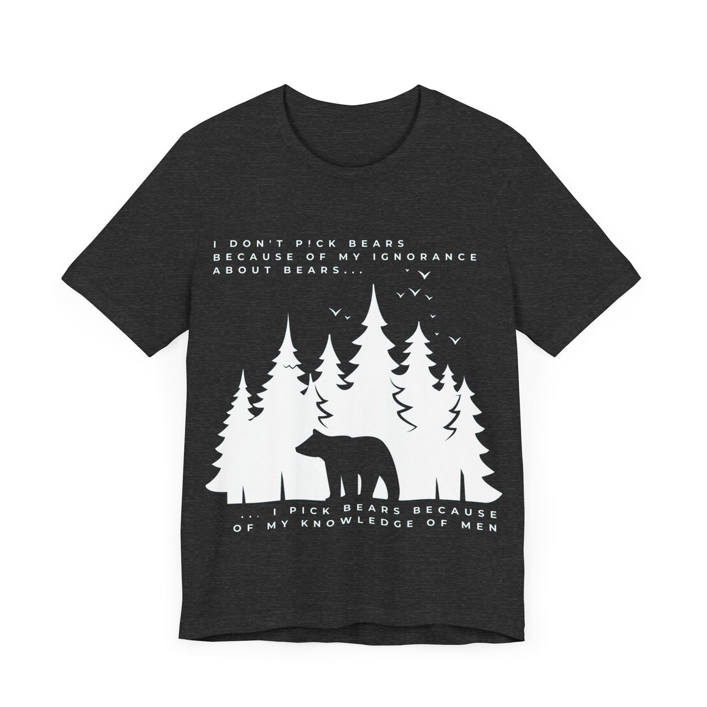 Women's Bear Quote Tee - White Graphic