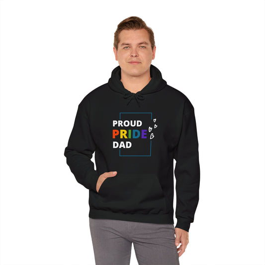 Proud Pride Dad Hooded Sweatshirt
