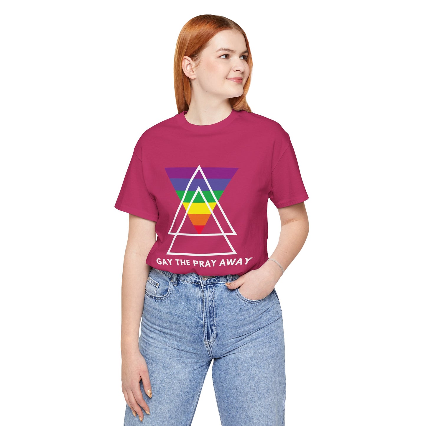 "GAY THE PRAY AWAY" Short Sleeve Tee