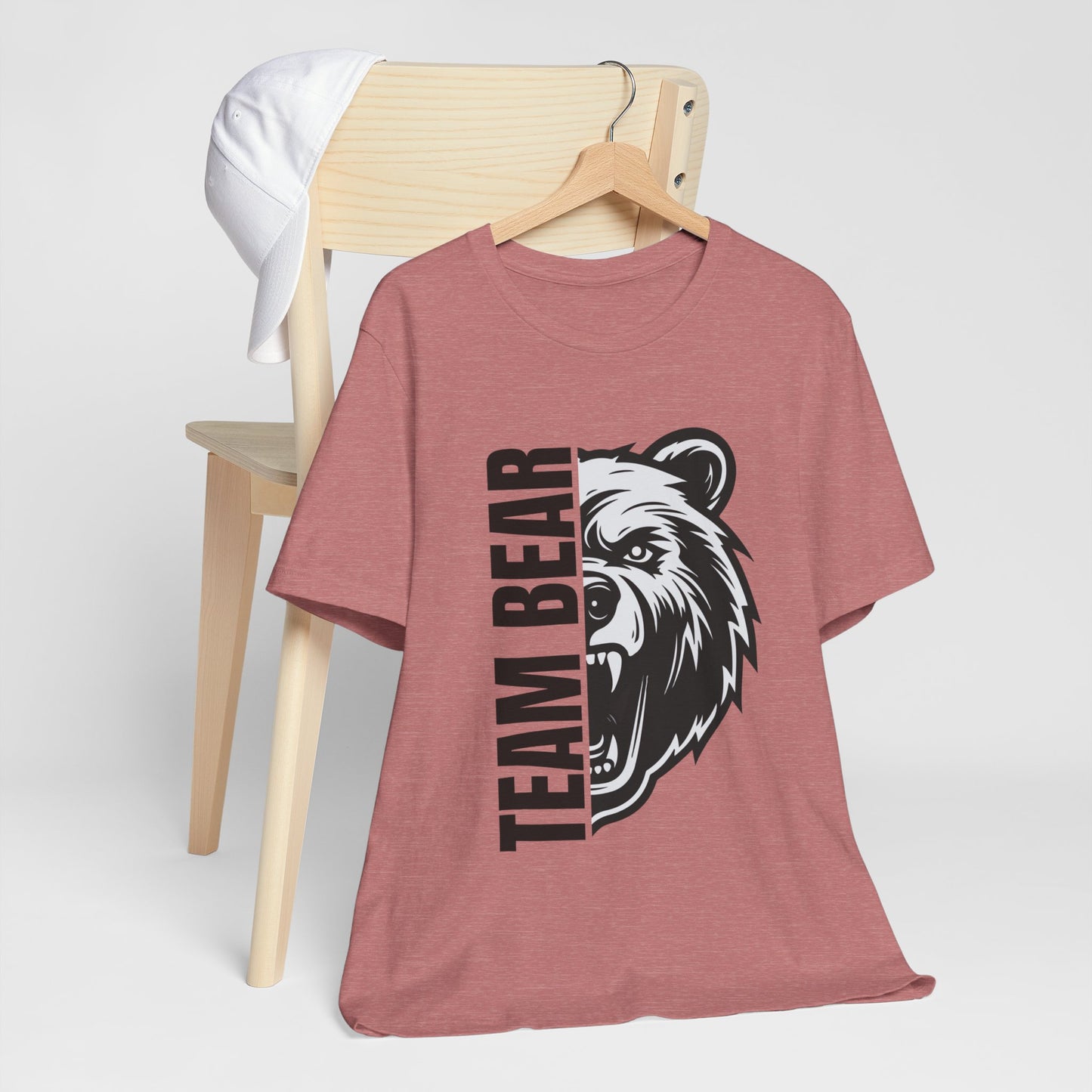 Women's "Team Bear" Tee - Black Lettering