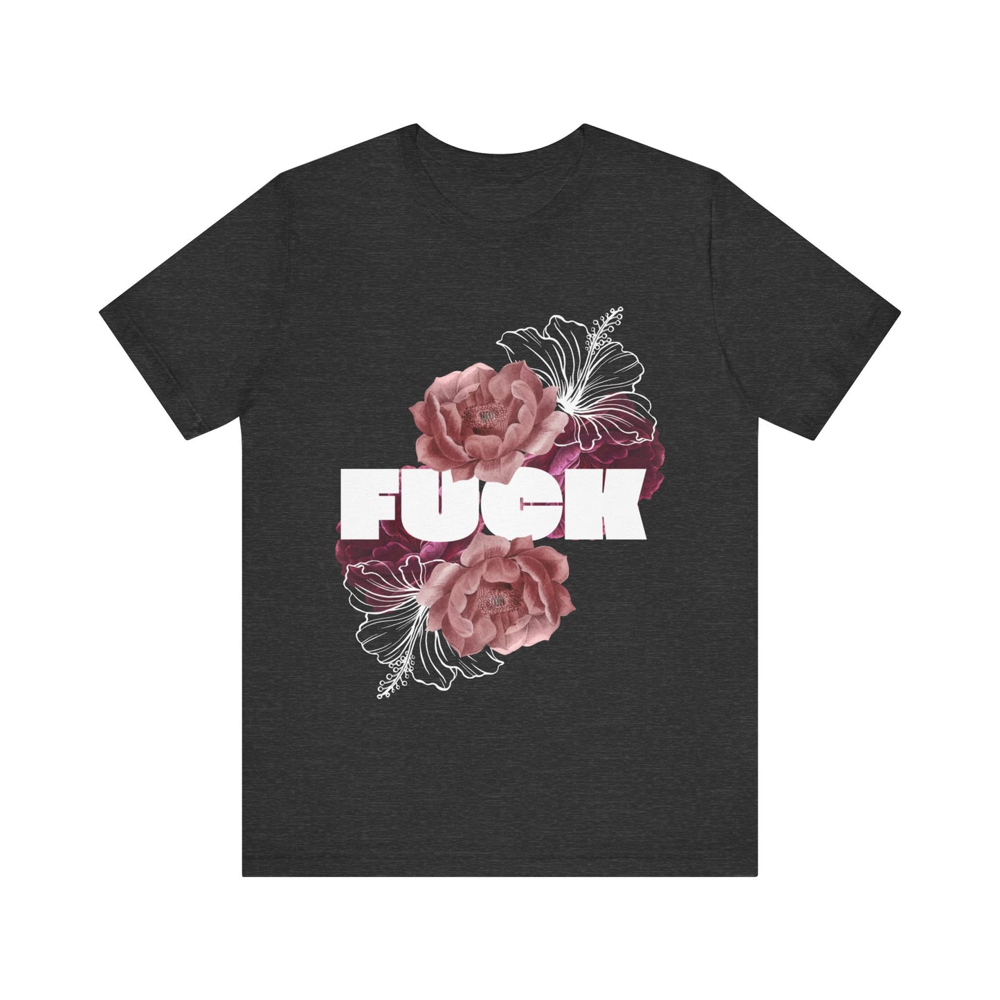 Women's Floral F*ck Short Sleeve Tee