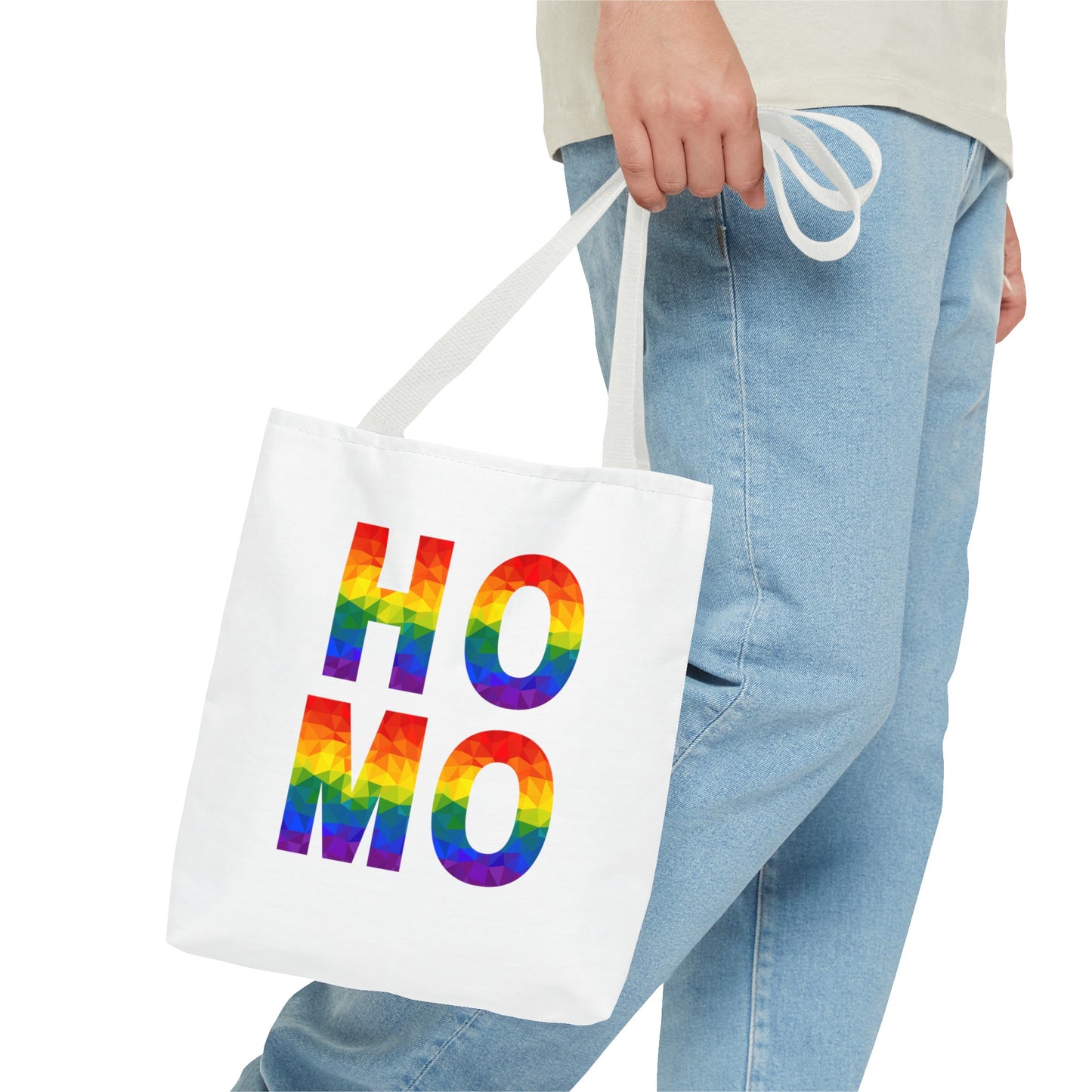 "HOMO" Tote Bag (AOP)