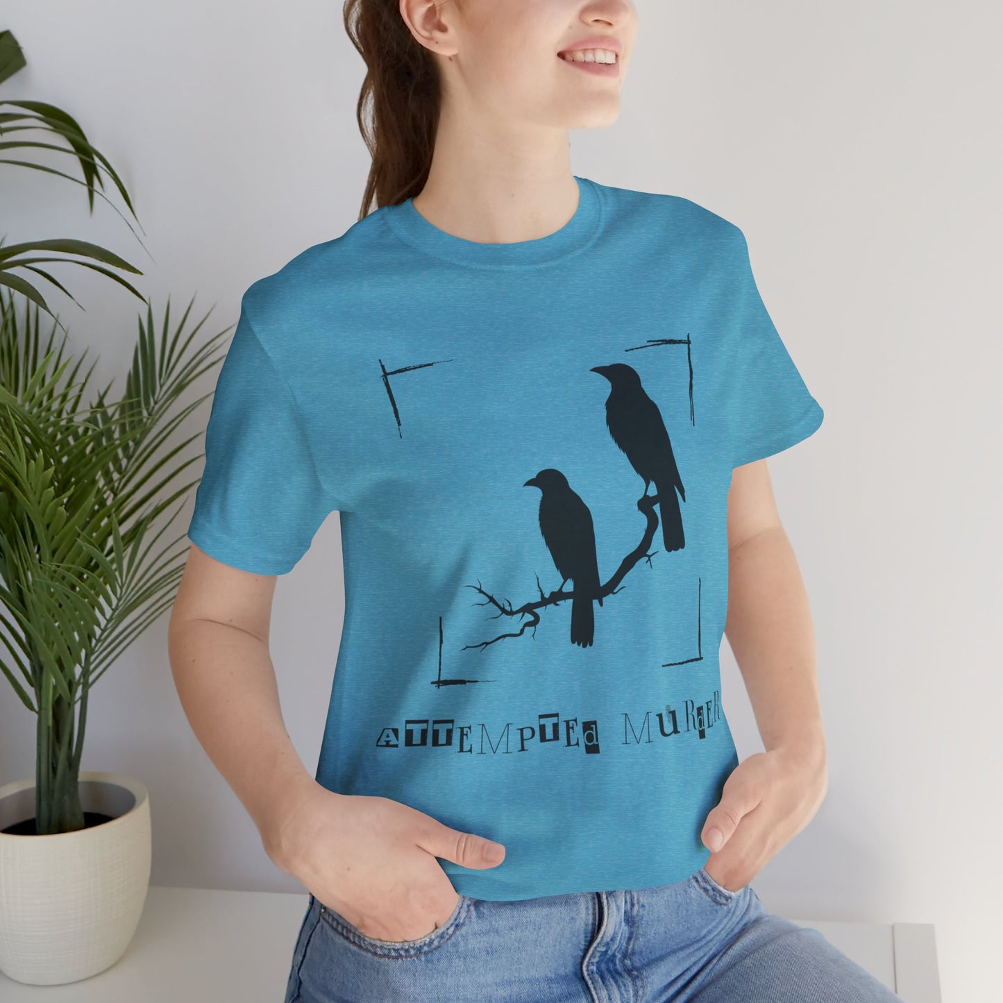 "Attempted Murder" Crow Short Sleeve Tee
