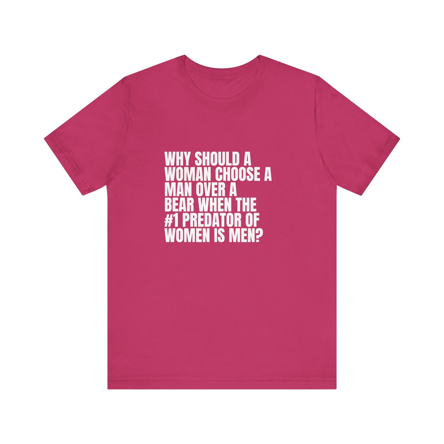 Women's Man v. Bear Quoted Tee