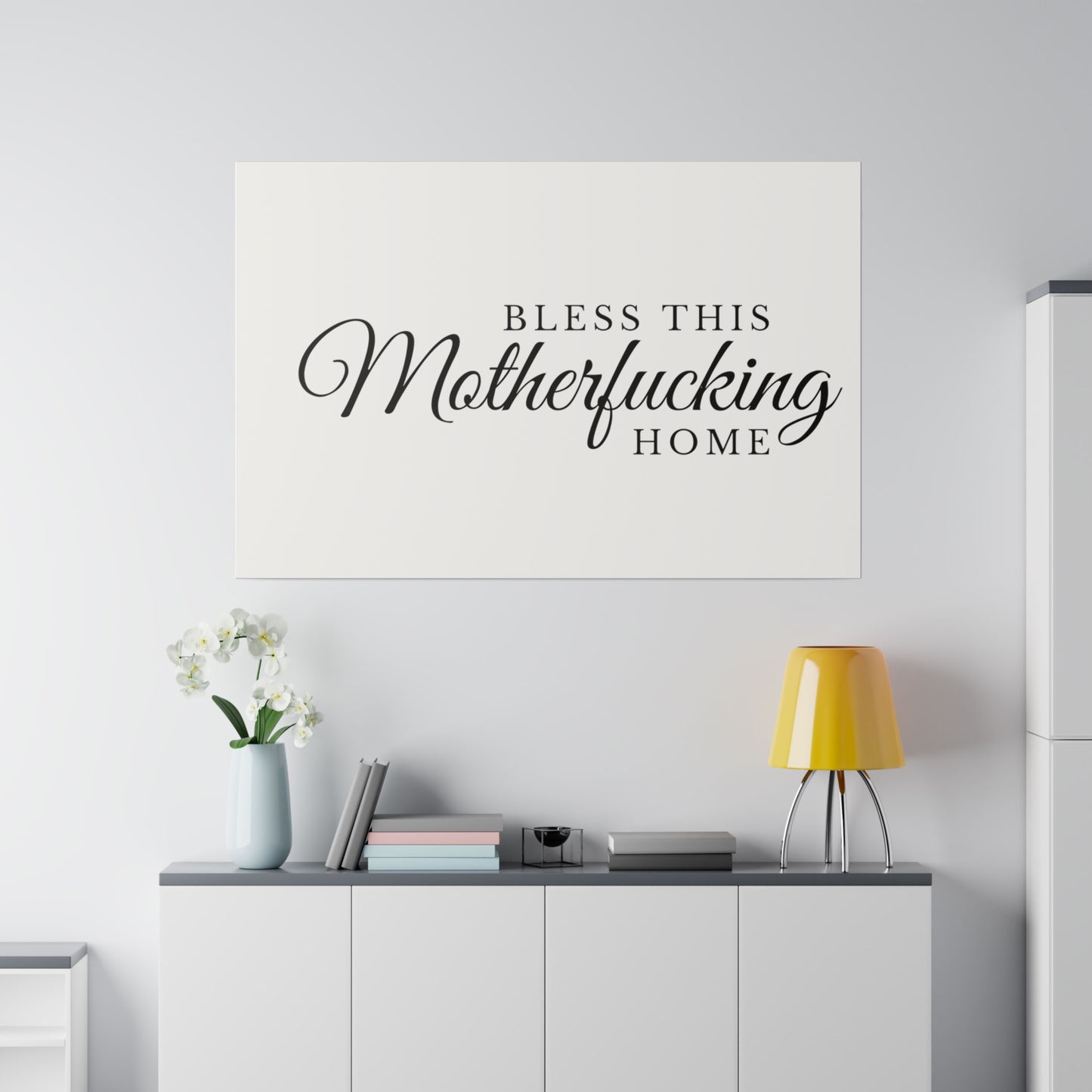 Bless This Home Matte Canvas, Stretched, 0.75"