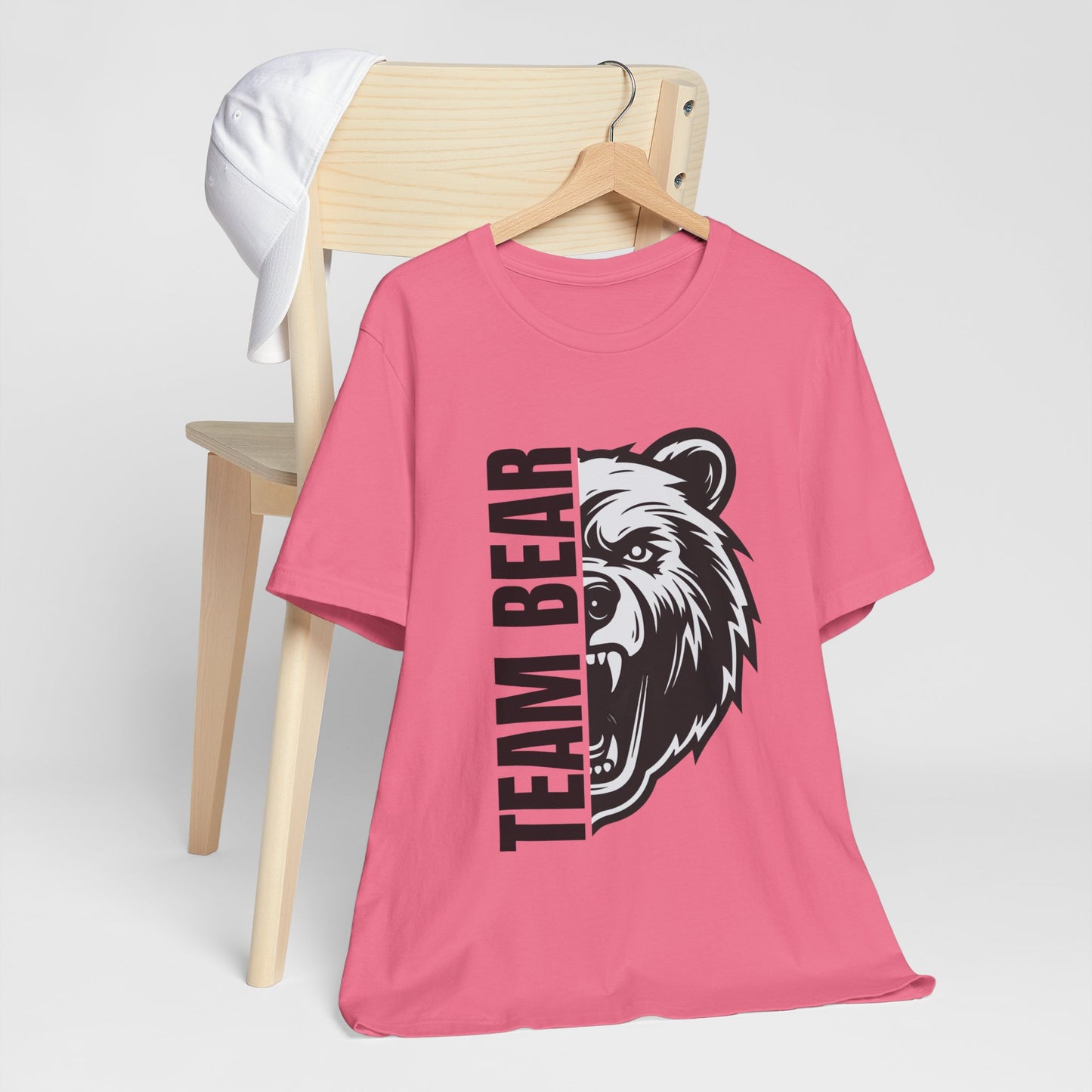 Women's "Team Bear" Tee - Black Lettering