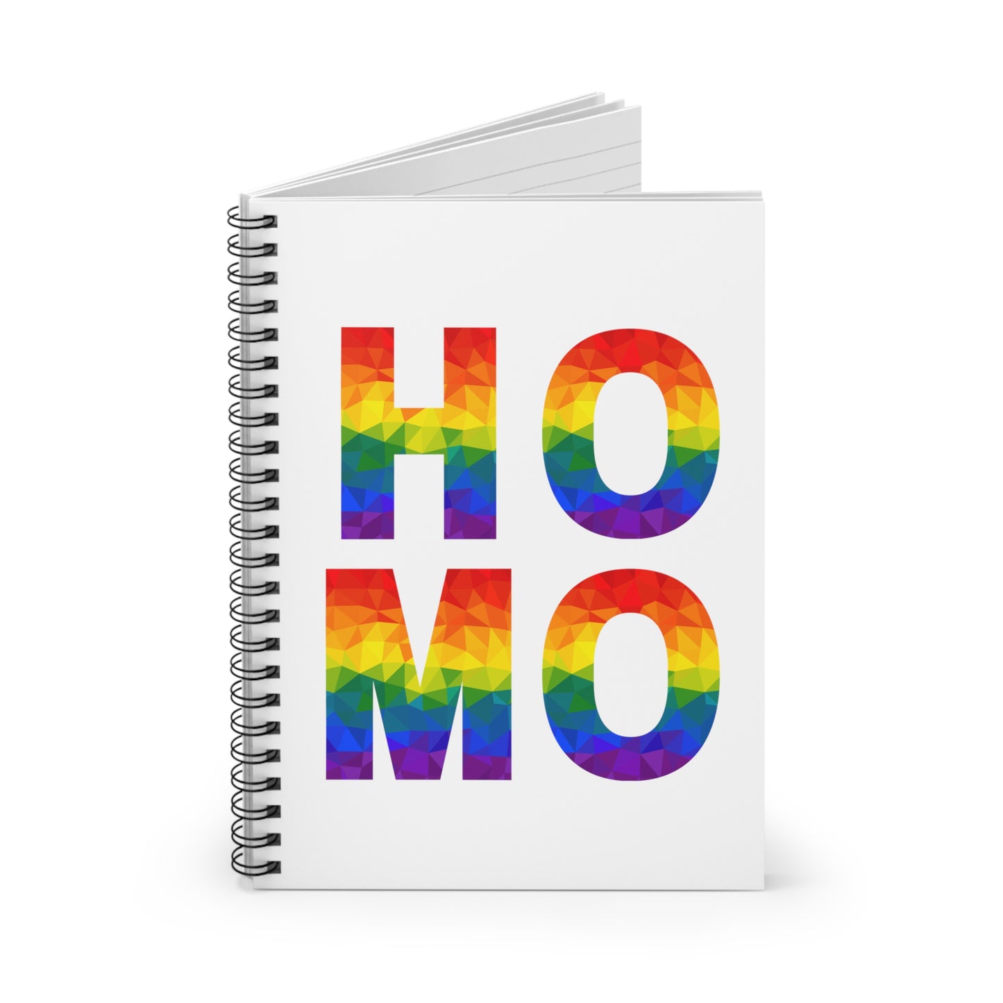 "HOMO" Spiral Notebook - Ruled Line