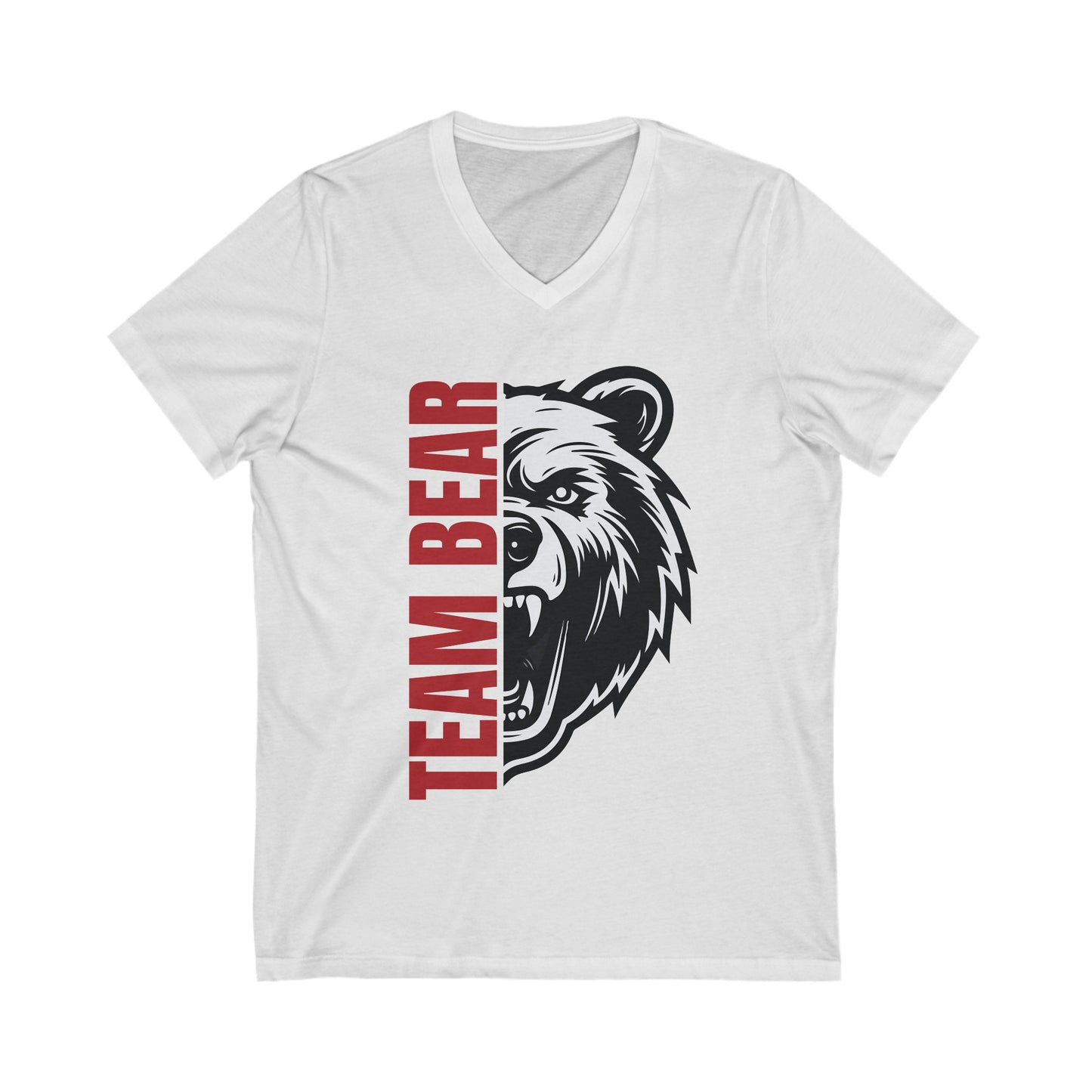 Women's Team Bear Short Sleeve V-Neck Tee