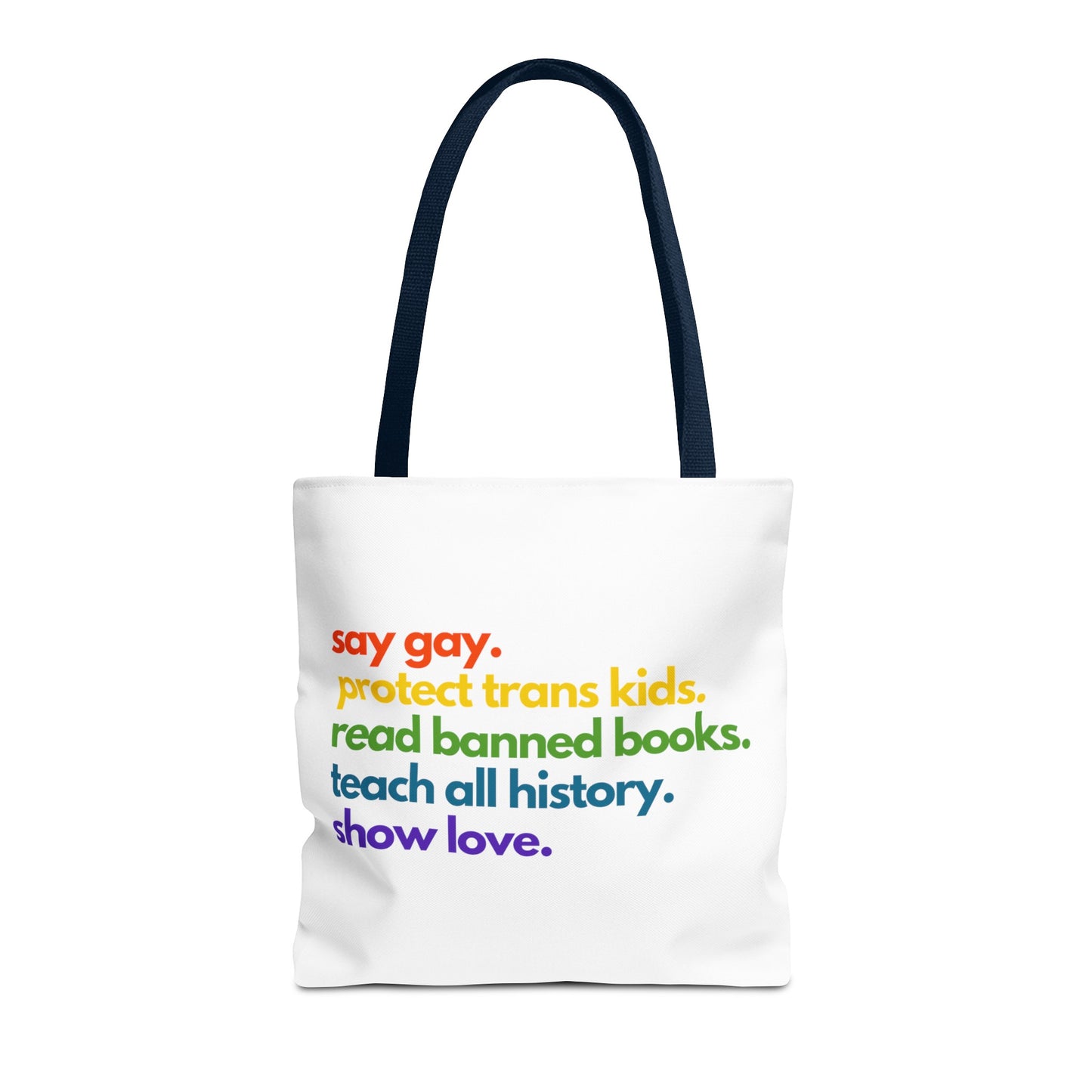 Pride Quote Tote Bag (AOP)