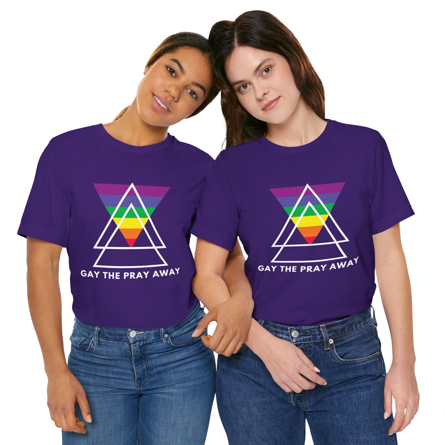 "GAY THE PRAY AWAY" Short Sleeve Tee