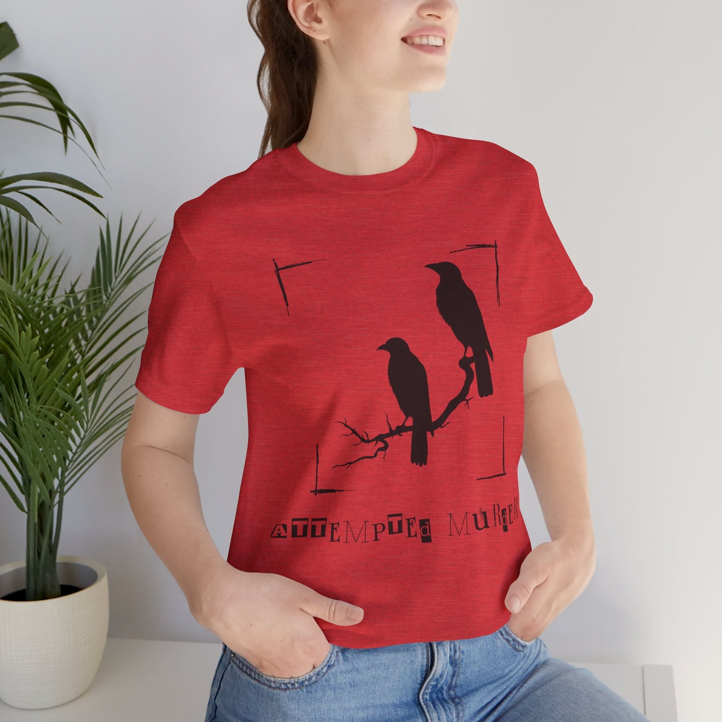 "Attempted Murder" Crow Short Sleeve Tee