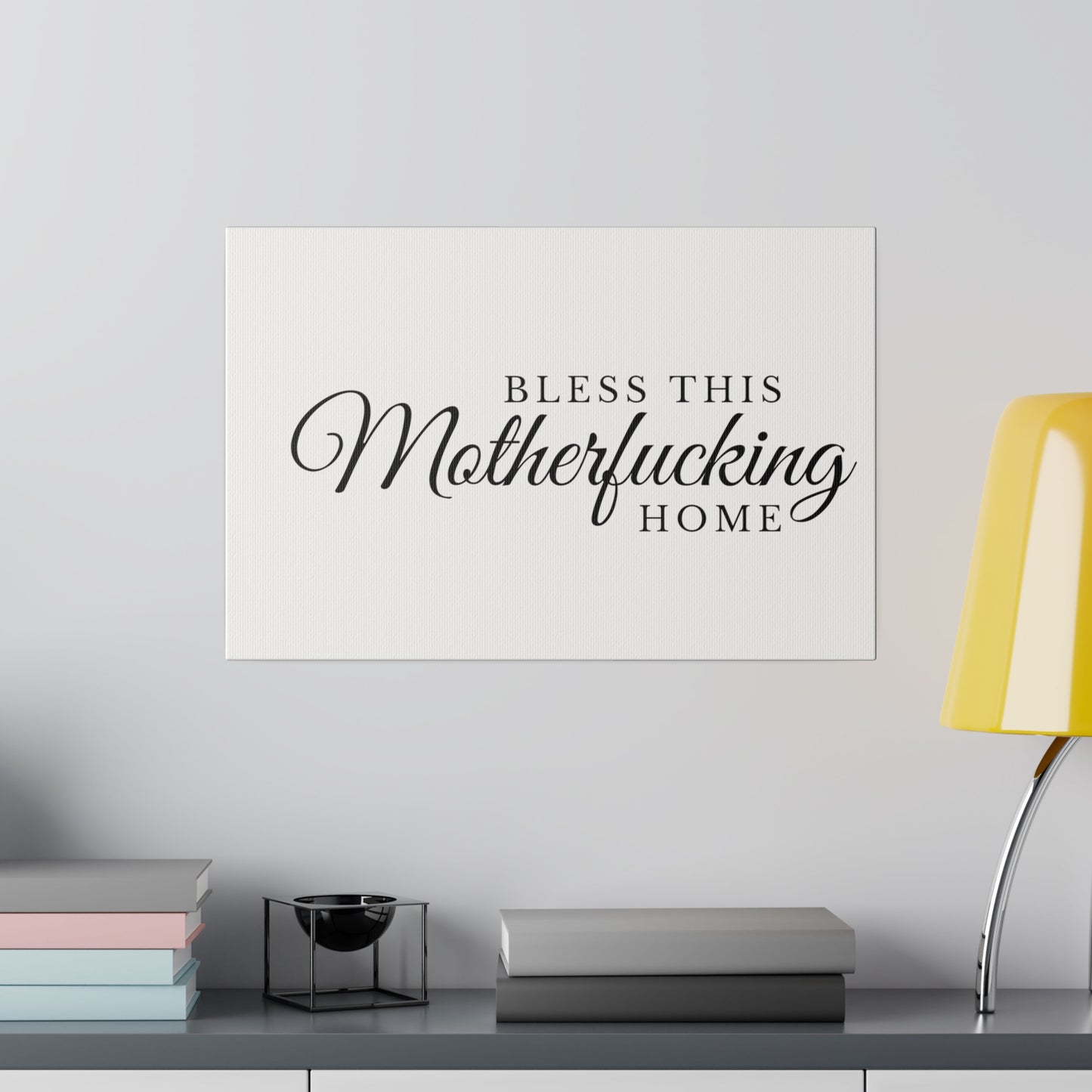 Bless This Home Matte Canvas, Stretched, 0.75"