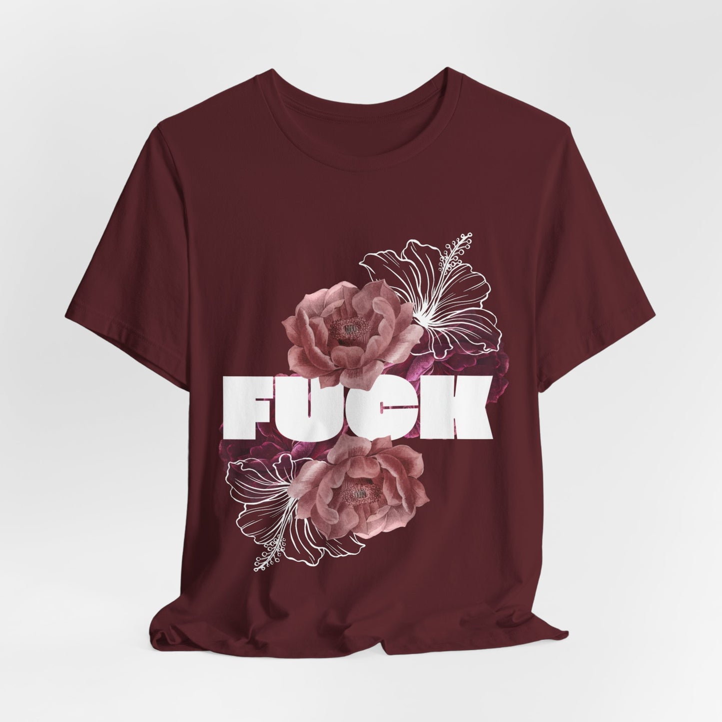 Women's Floral F*ck Short Sleeve Tee