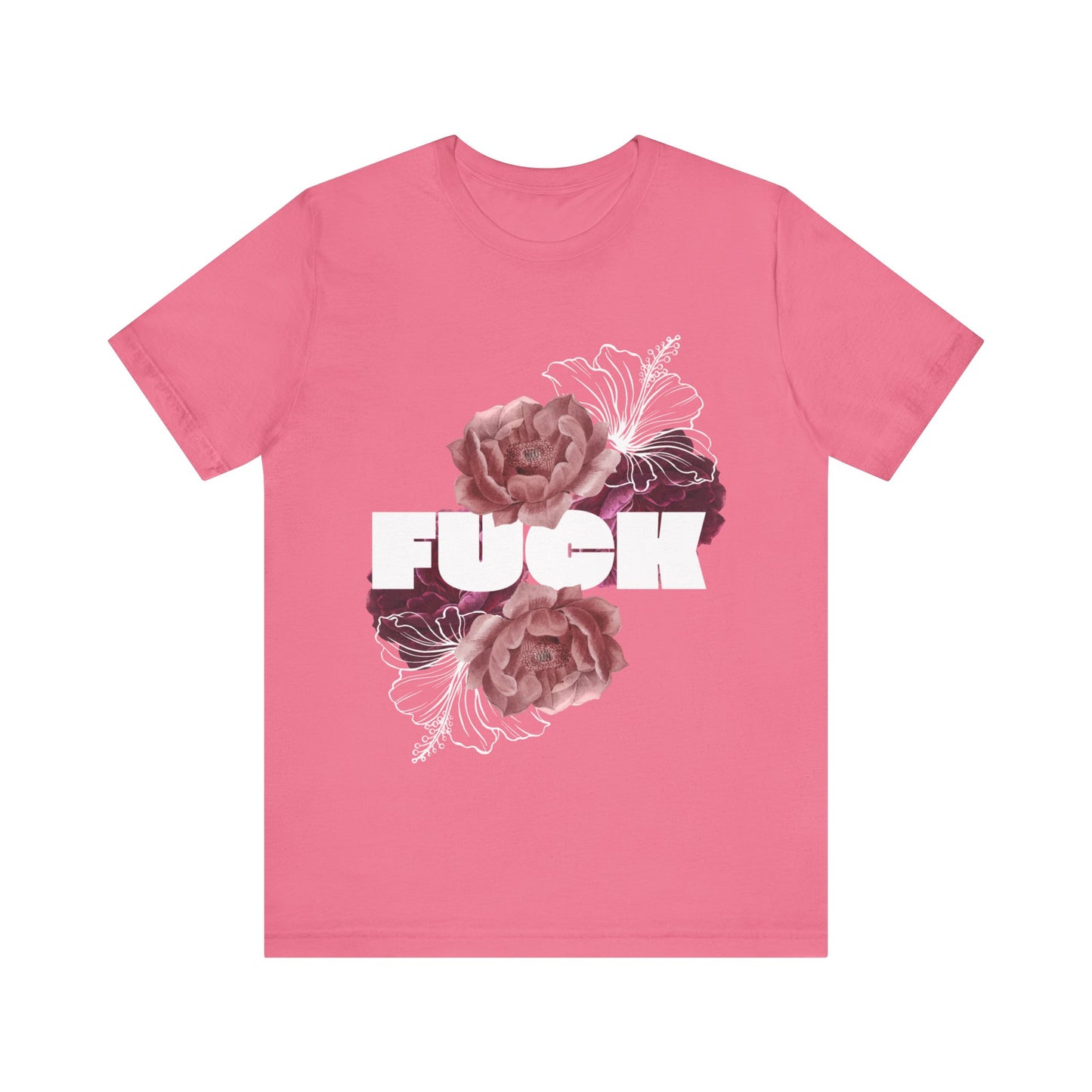 Women's Floral F*ck Short Sleeve Tee