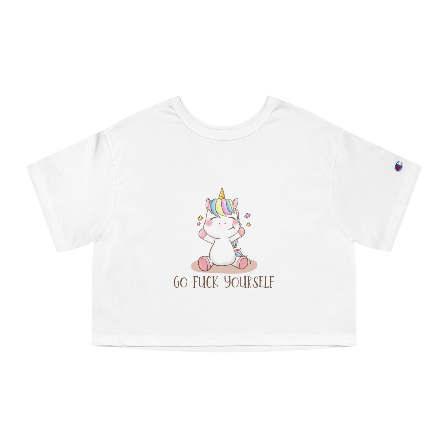 GFY Unicorn Cropped T-Shirt