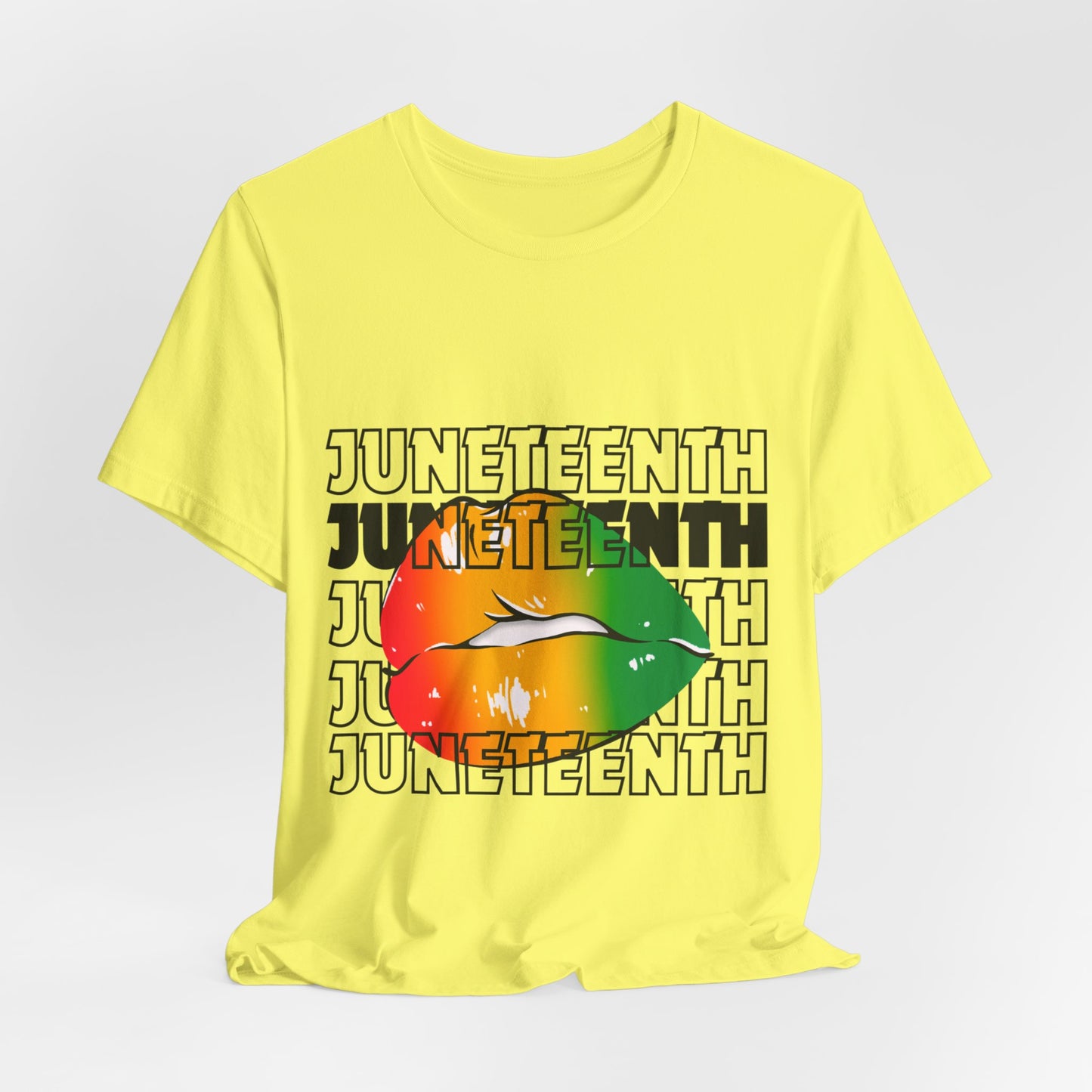 Juneteenth Lips Short Sleeve Tee