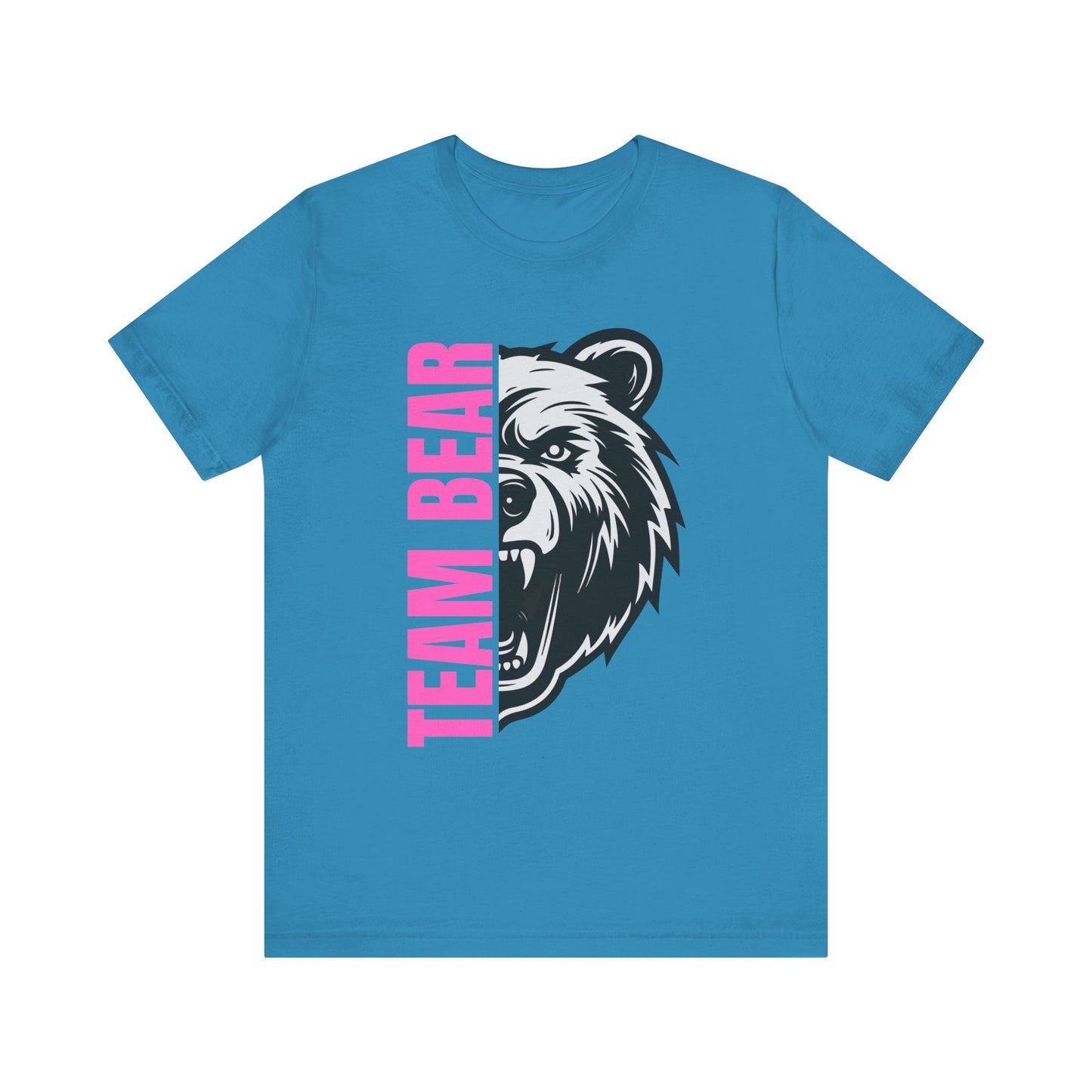 Women's "Team Bear" Tee - Pink Lettering