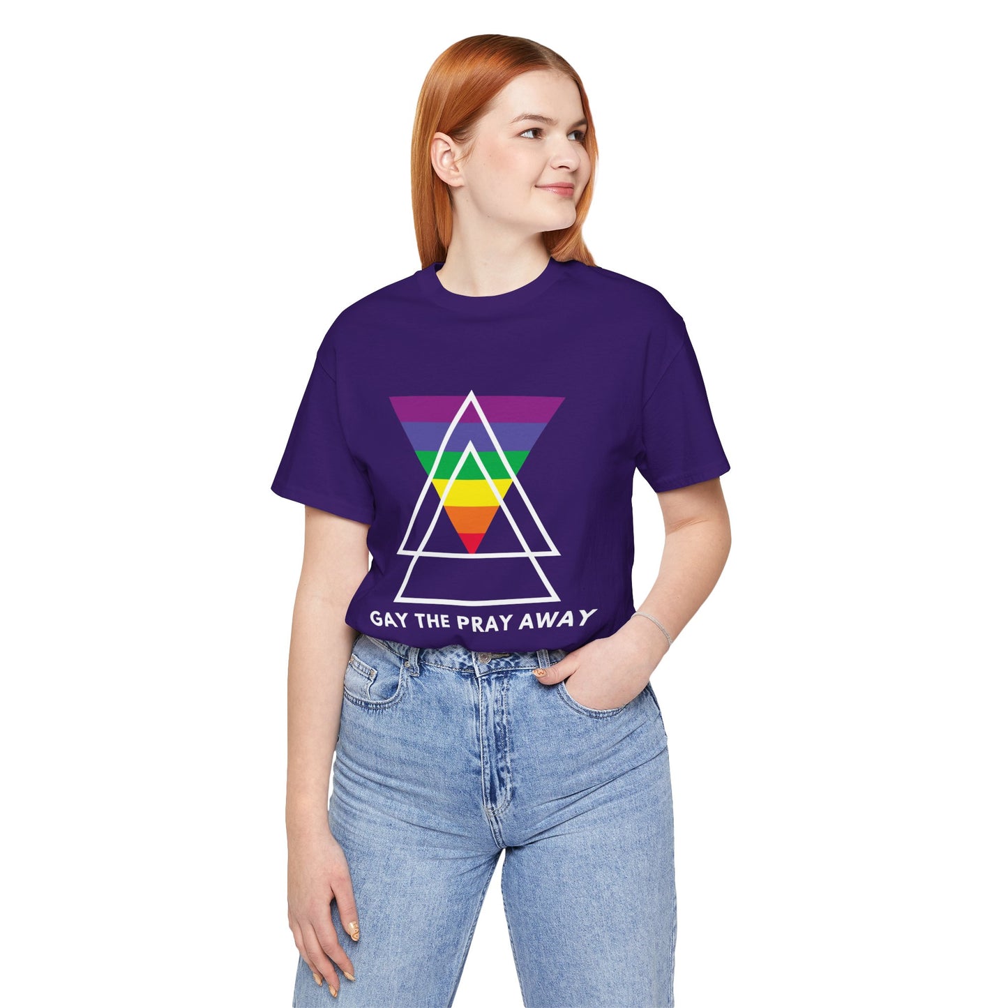 "GAY THE PRAY AWAY" Short Sleeve Tee